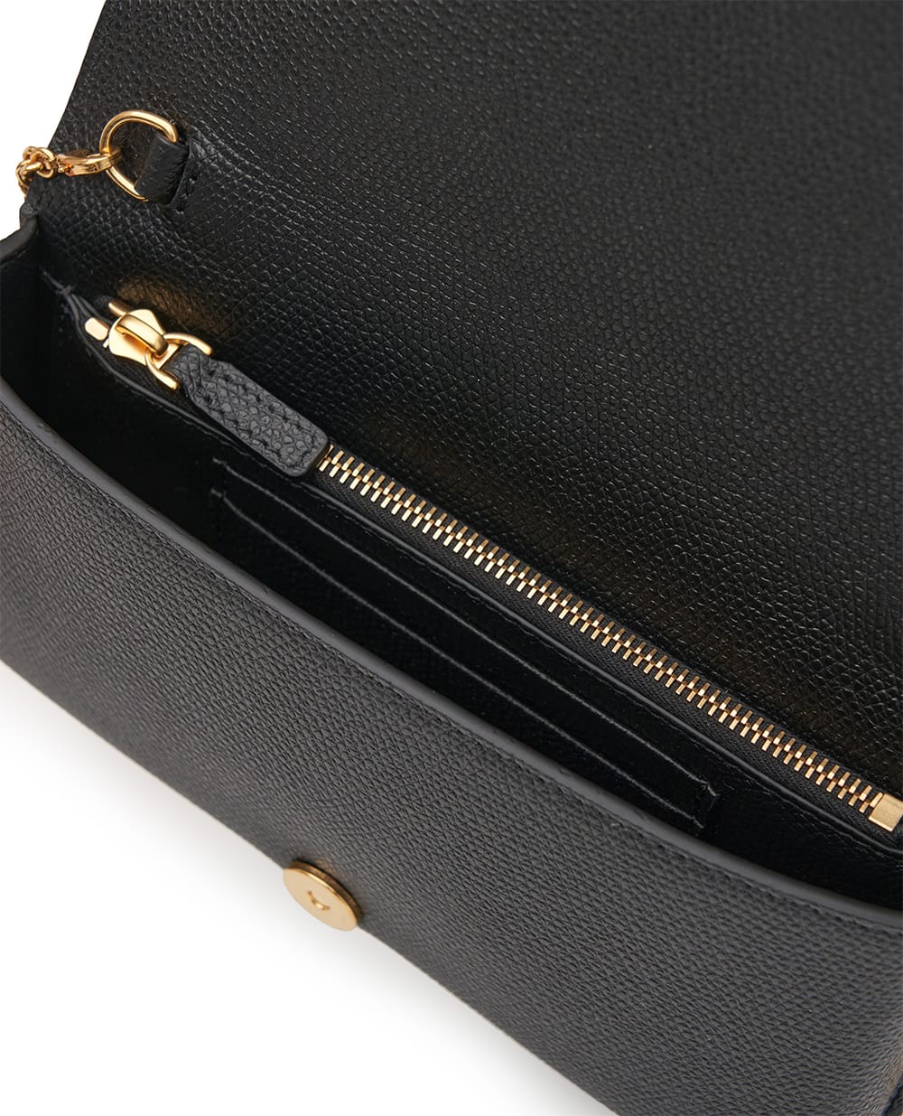 Клатч VLogo Signature из телячьей кожи Valentino 9W2P0AU1SNP, черный цвет • Купить в интернет-магазине Kameron