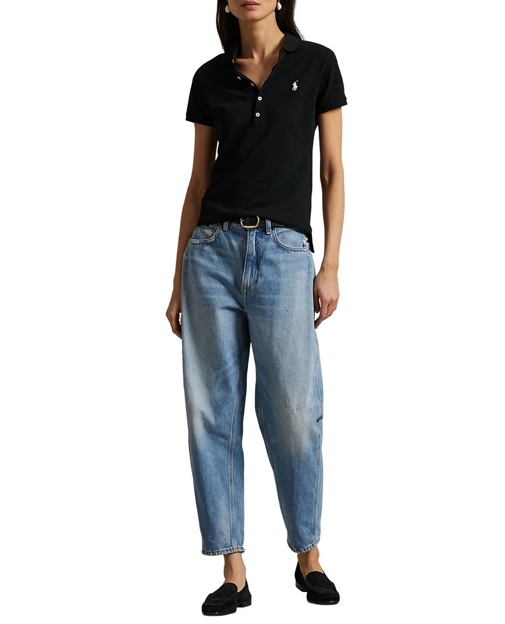 Поло Polo Ralph Lauren 211870245005, черный цвет • Купить в интернет-магазине Kameron