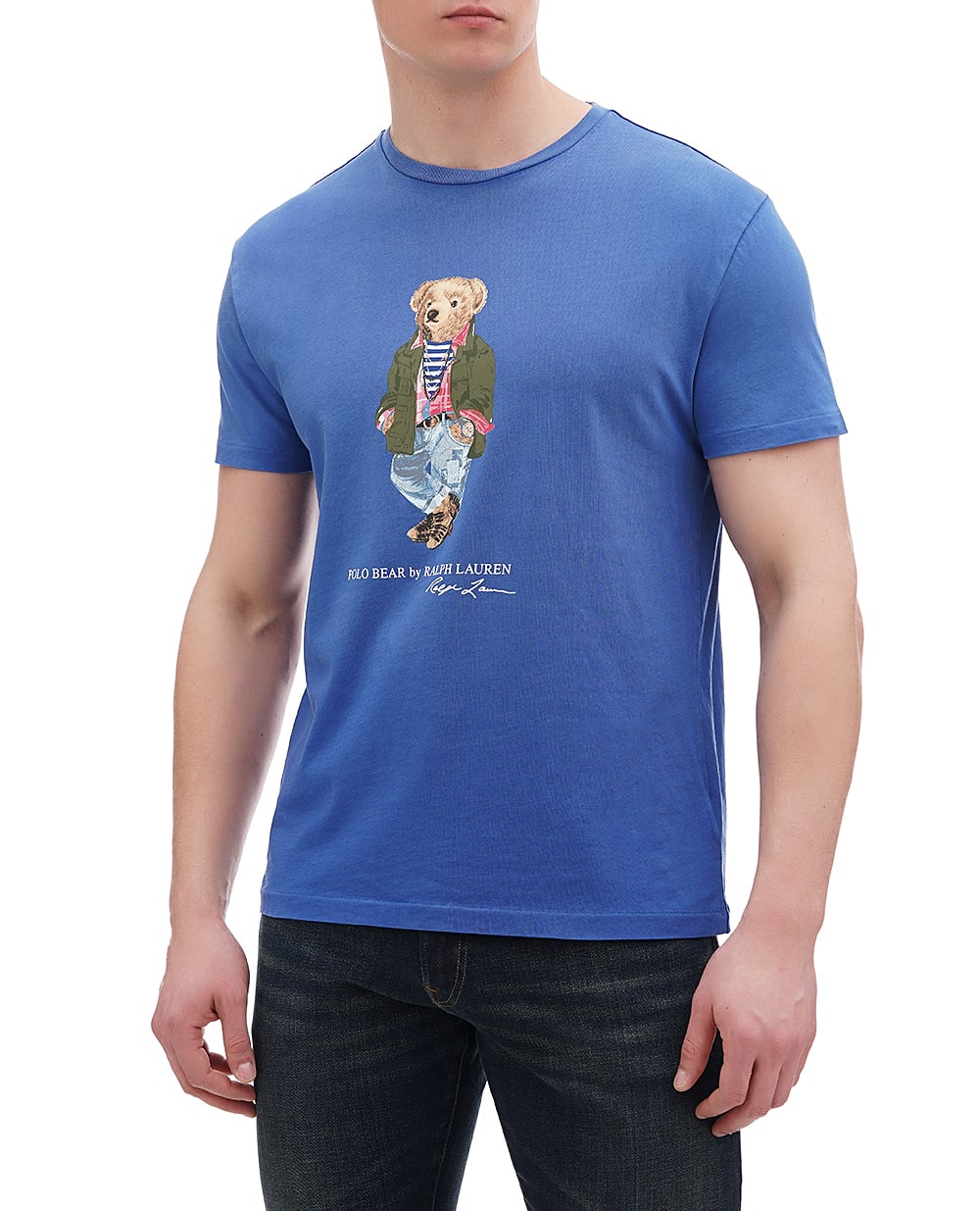 Футболка Polo Bear Polo Ralph Lauren 710958193001, синий цвет • Купить в интернет-магазине Kameron