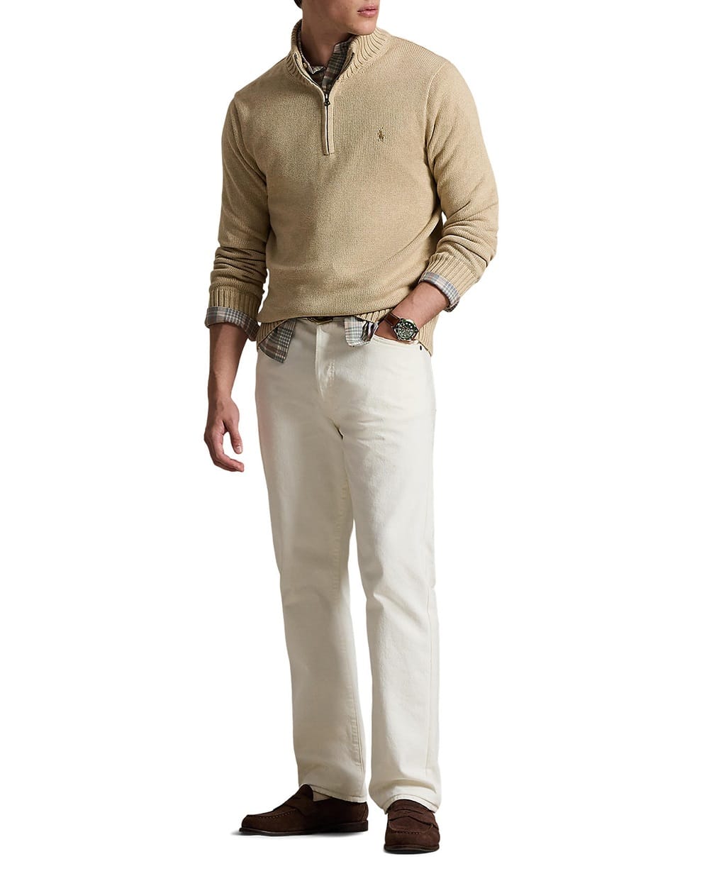 Свитер Polo Ralph Lauren 710859939513, коричневый цвет • Купить в интернет-магазине Kameron