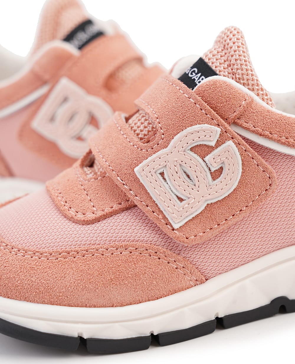 Детские кроссовки Dolce&Gabbana Kids DN0199-AA954, розовый цвет • Купить в интернет-магазине Kameron