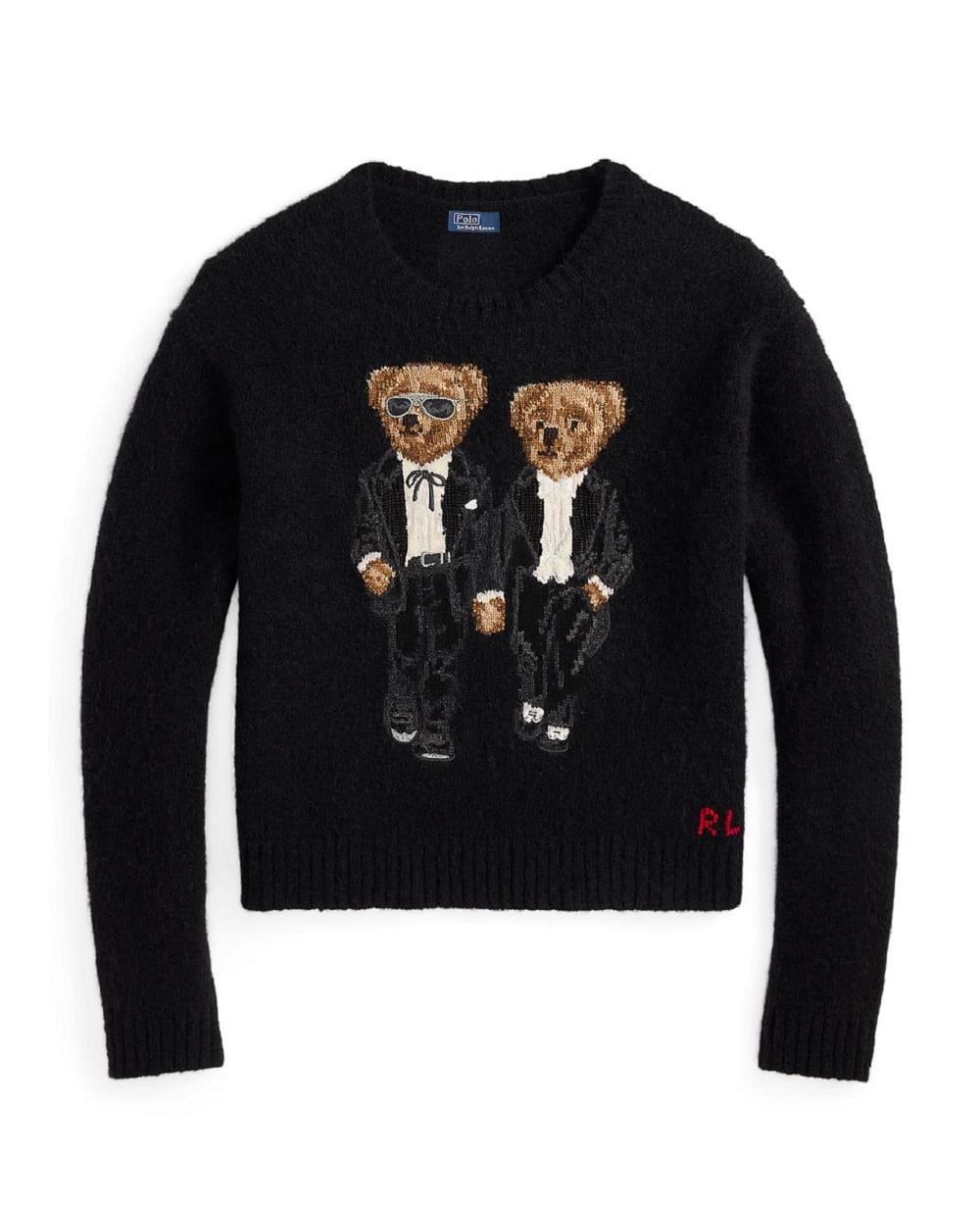 Свитер медведь в смокинге от Ralph & Ricky Polo Ralph Lauren 211978619001, черный цвет • Купить в интернет-магазине Kameron