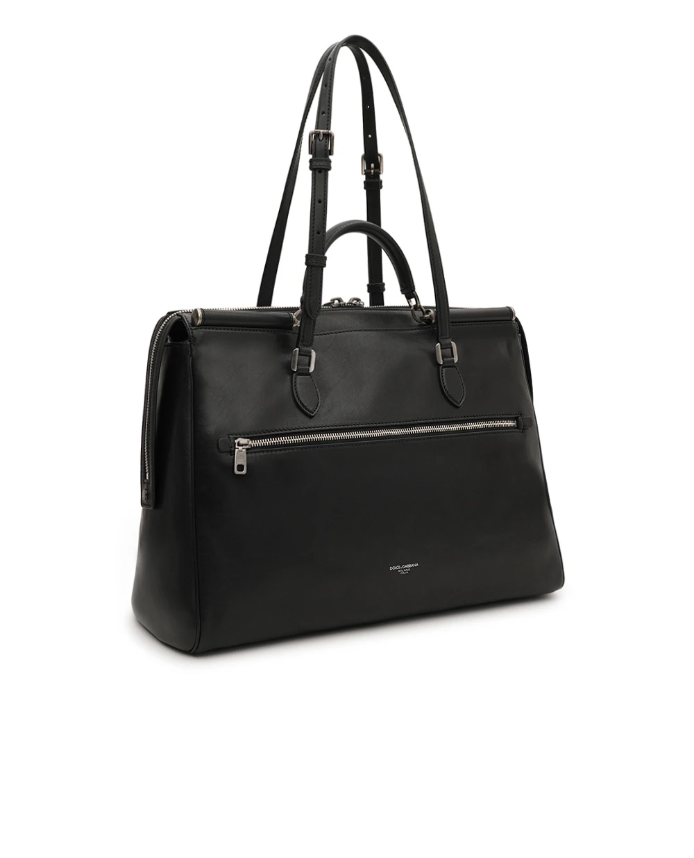 Сумка Vittoria из телячьей кожи Dolce&Gabbana BM7825-AH850, черный цвет • Купить в интернет-магазине Kameron