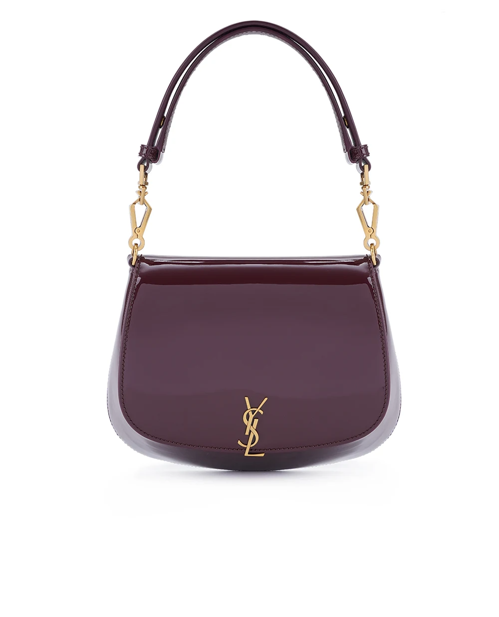 Кожаная сумка Voltaire Saint Laurent 800846-BMIIW, бордовый цвет • Купить в интернет-магазине Kameron