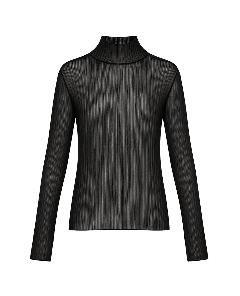 Гольф з напівпрозорим ефектом Balmain PU0000000001, чорний колір • Купити в інтернет-магазині Kameron