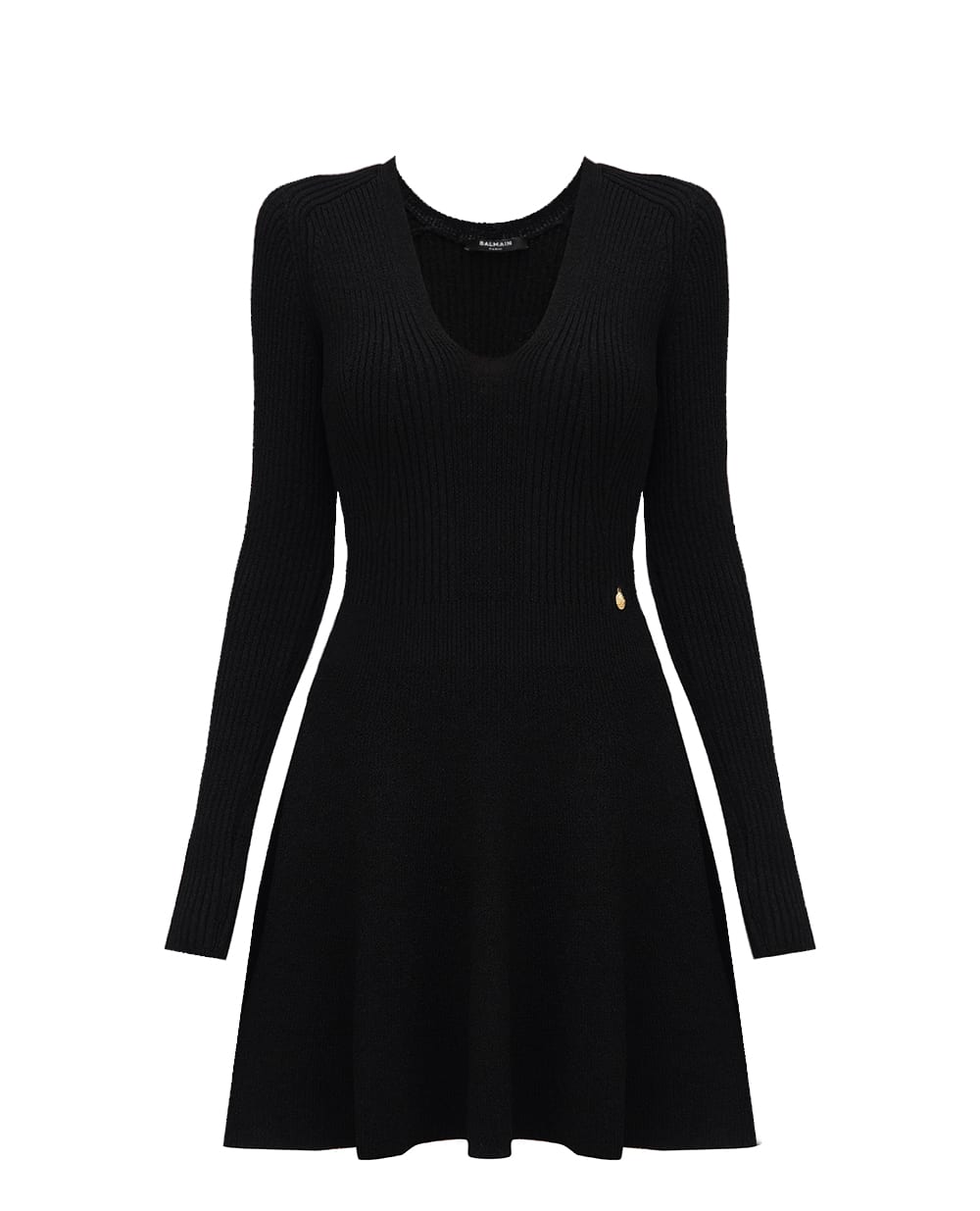 Сукня Balmain EF1R9857KI09, чорний колір • Купити в інтернет-магазині Kameron