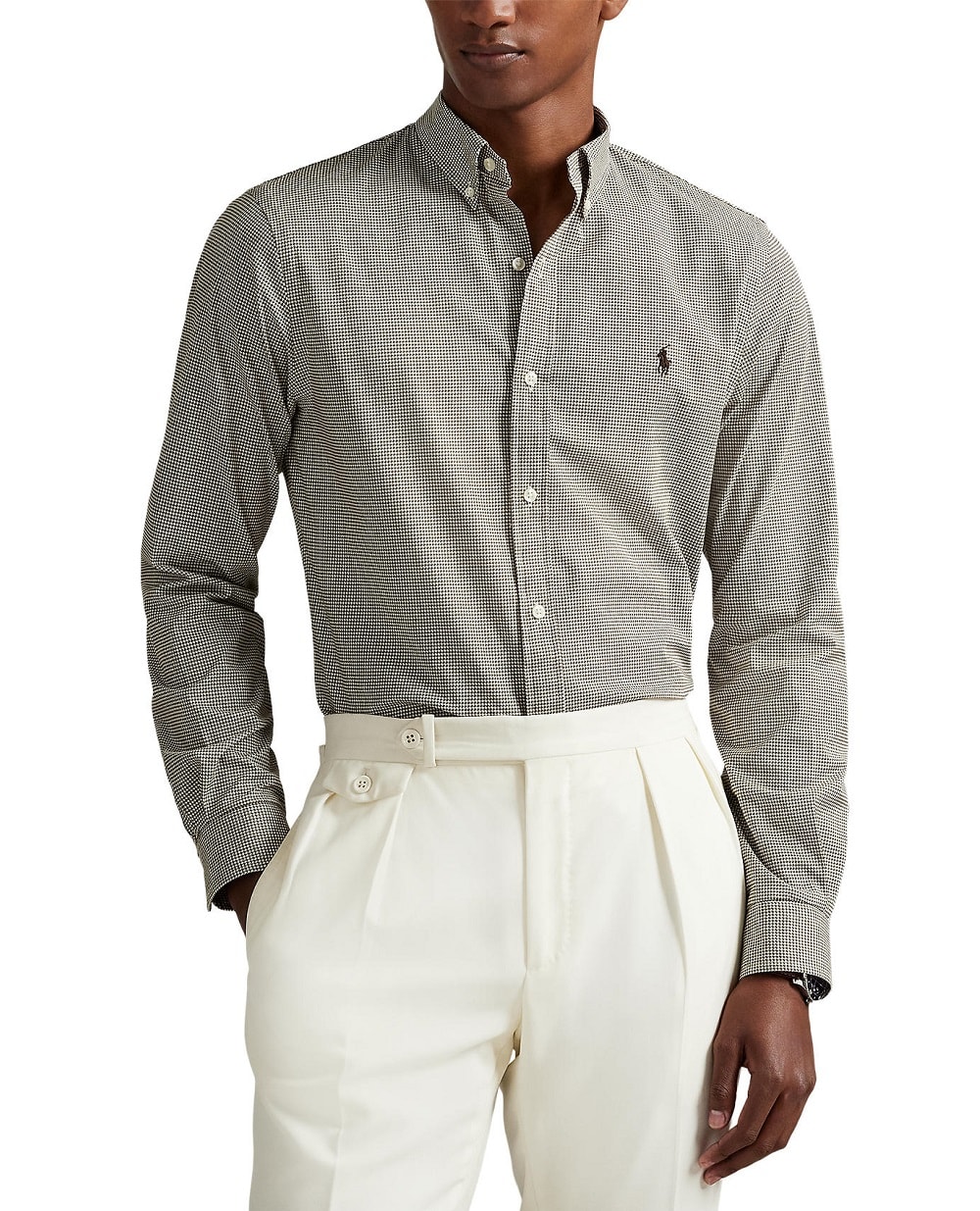 Сорочка Polo Ralph Lauren 710974528001, коричневий колір • Купити в інтернет-магазині Kameron