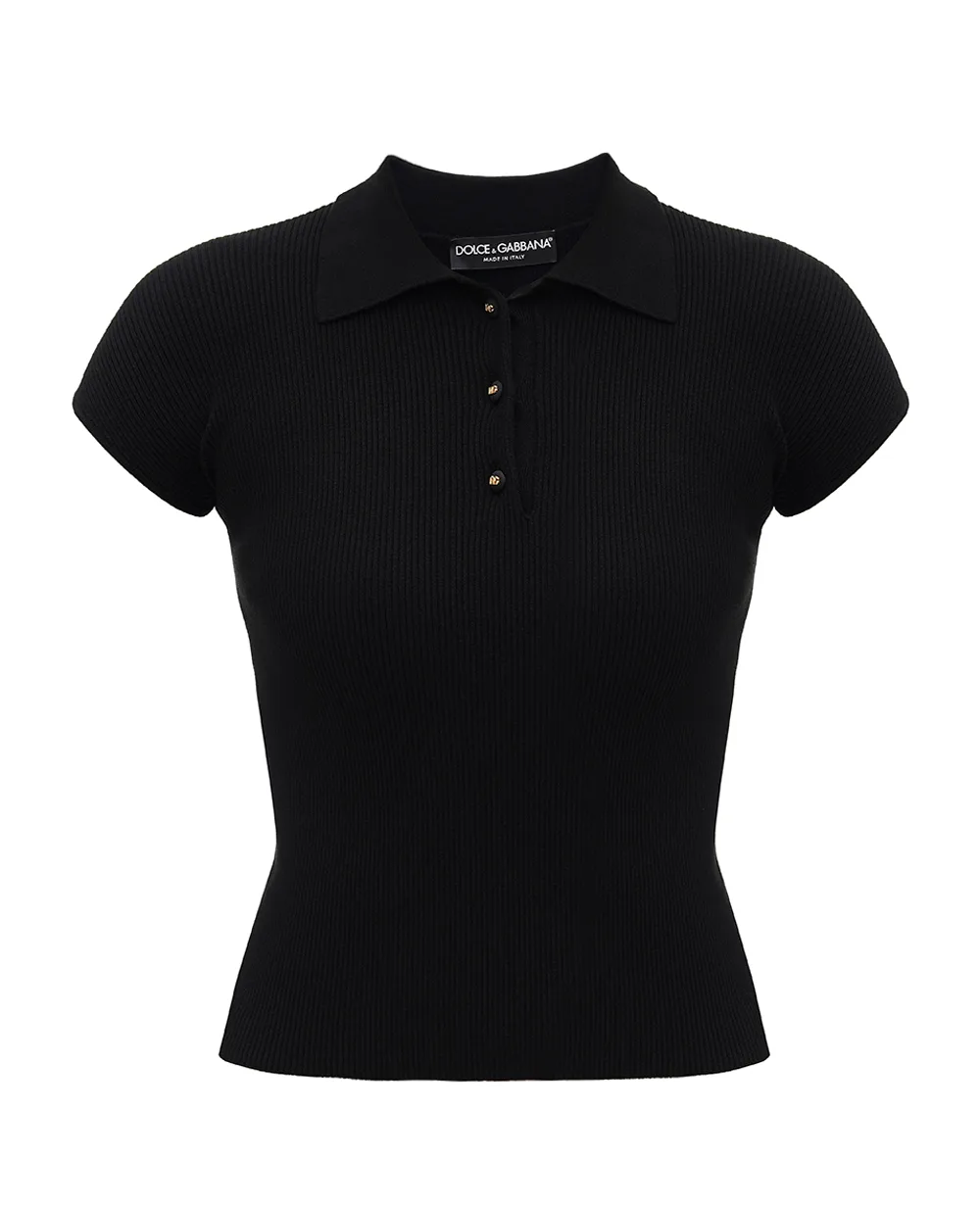 Поло Dolce&Gabbana FXZ18T-JFMHG, черный цвет • Купить в интернет-магазине Kameron