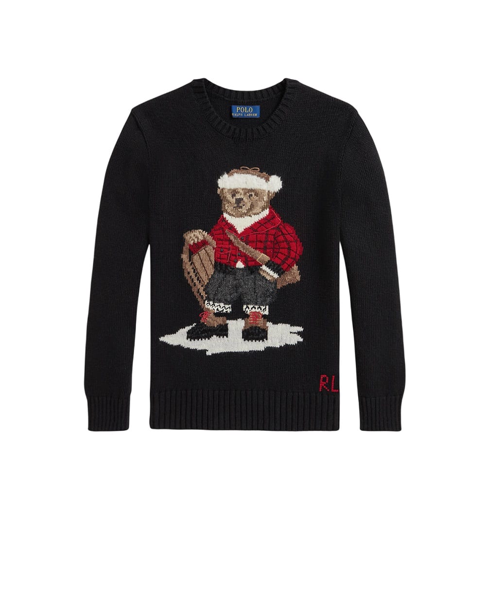 Детский свитер Polo Bear Polo Ralph Lauren Kids 323981629001, черный цвет • Купить в интернет-магазине Kameron