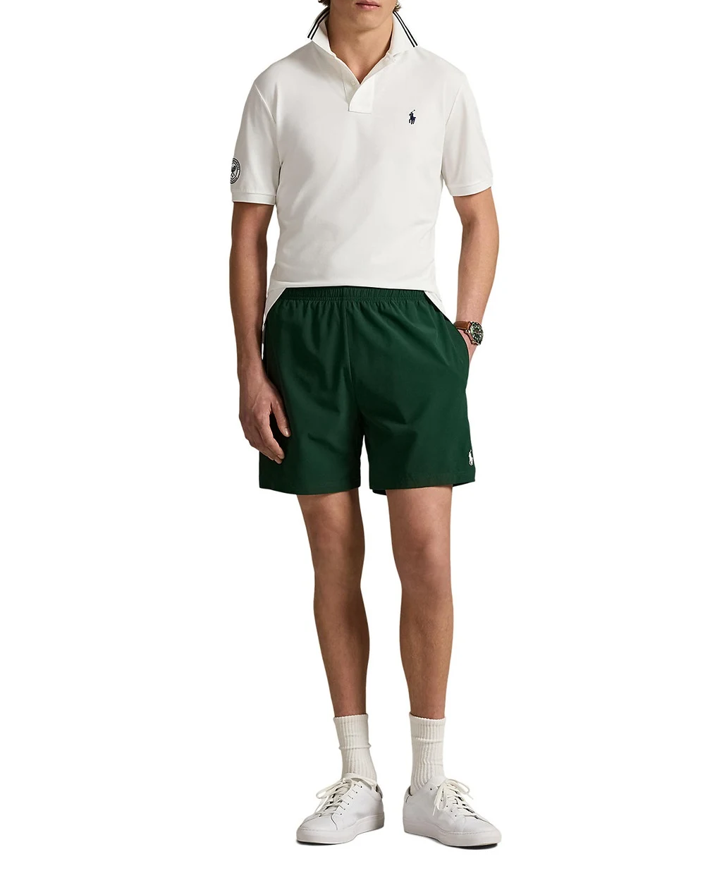 Поло Polo Ralph Lauren 710970483001, белый цвет • Купить в интернет-магазине Kameron