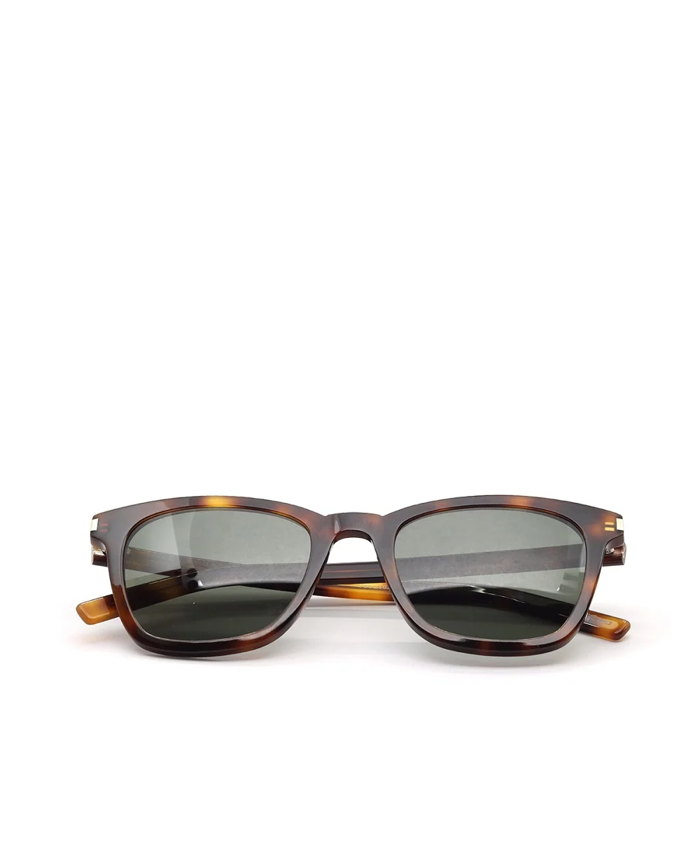 Солнцезащитные очки Saint Laurent SL 716 SLIM-003, темно-коричневый цвет • Купить в интернет-магазине Kameron