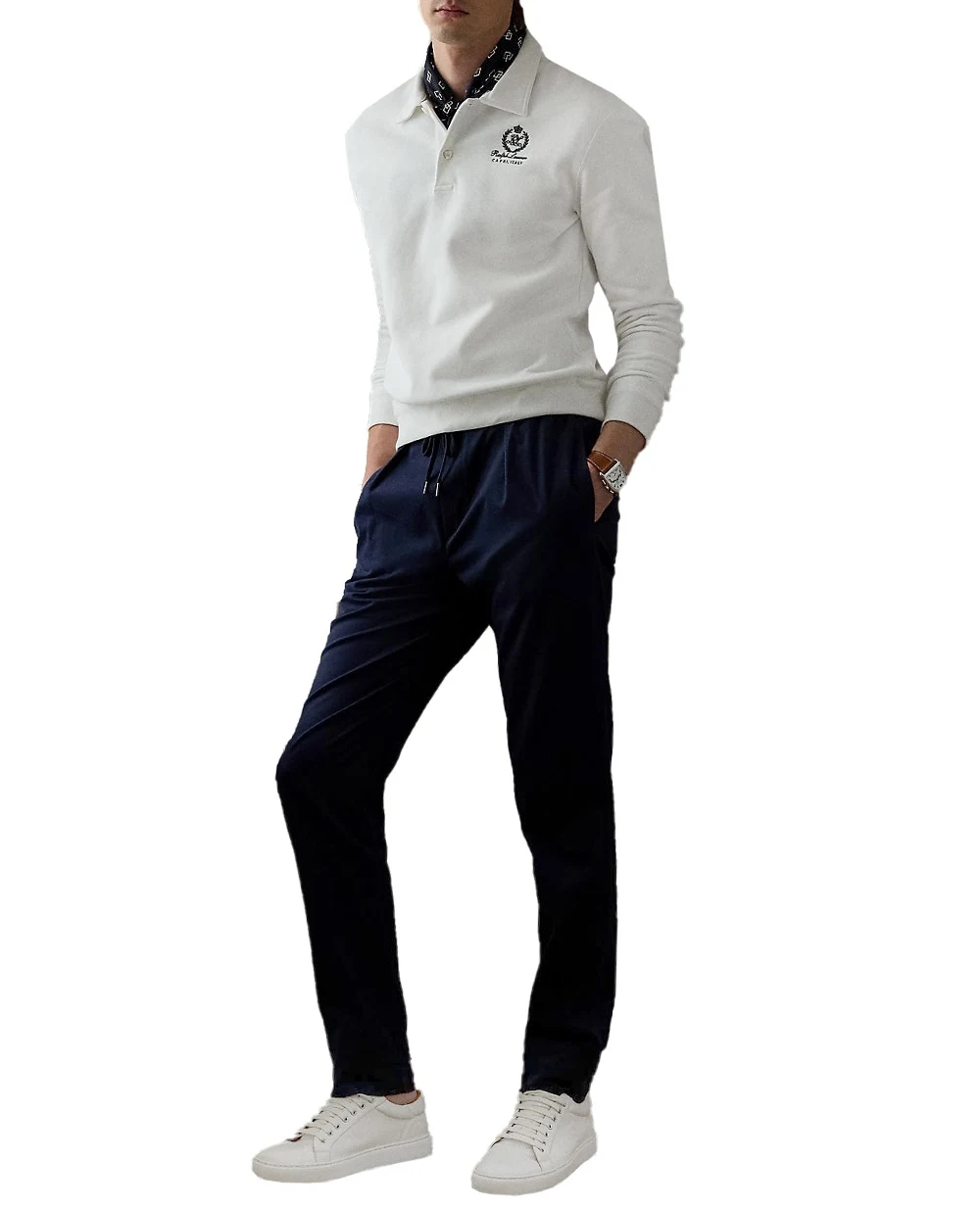 Брюки Ralph Lauren Purple Label 798965780001, темно-синий цвет • Купить в интернет-магазине Kameron
