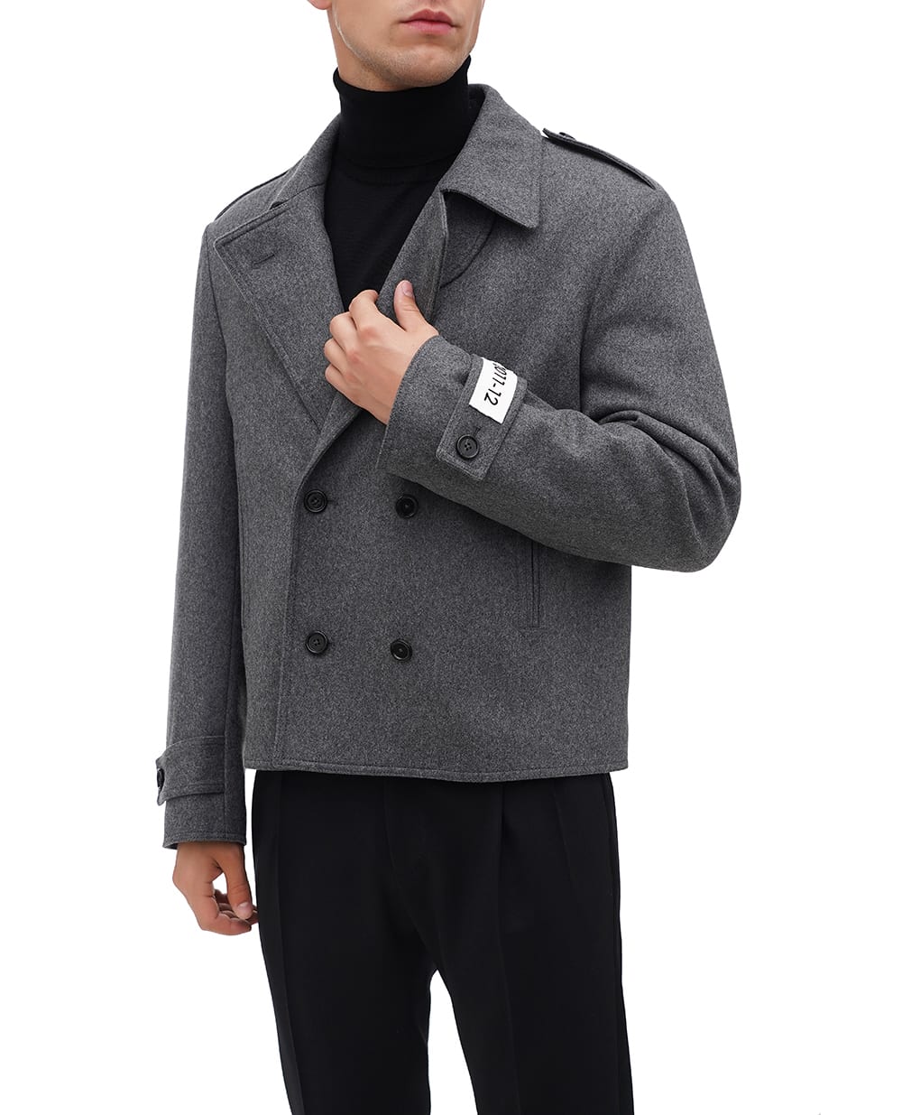 Пальто Dolce&Gabbana G046WT-HUMUB, серый цвет • Купить в интернет-магазине Kameron
