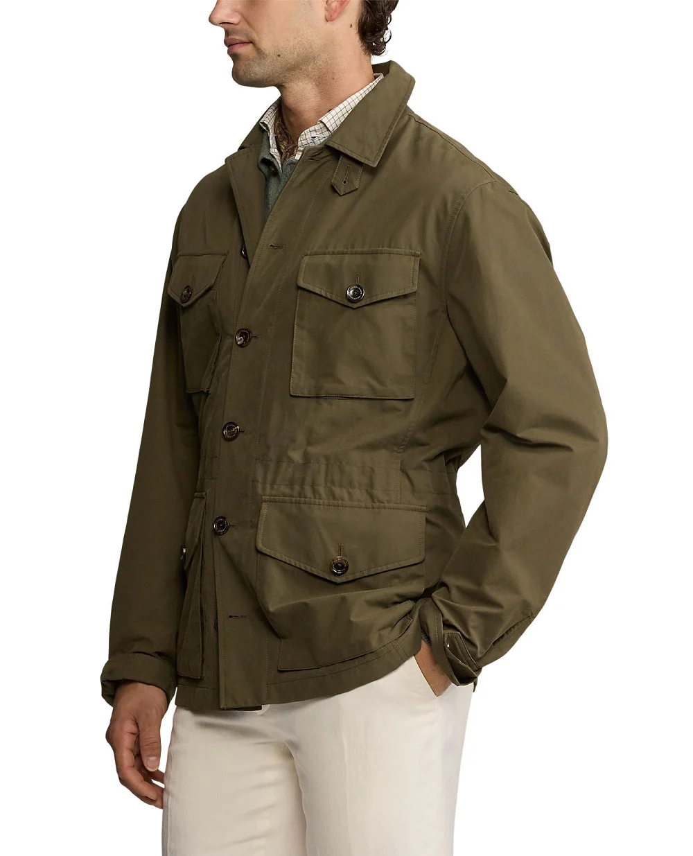 Куртка Ralph Lauren Purple Label 790957967002, оливковый цвет • Купить в интернет-магазине Kameron