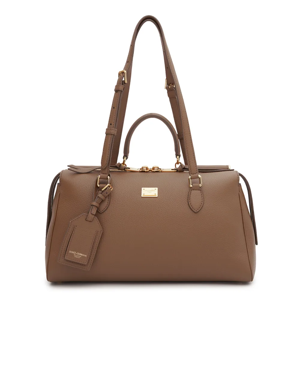 Сумка Vittoria Medium из телячьей кожи Dolce&Gabbana BB7844-A0841, коричневый цвет • Купить в интернет-магазине Kameron