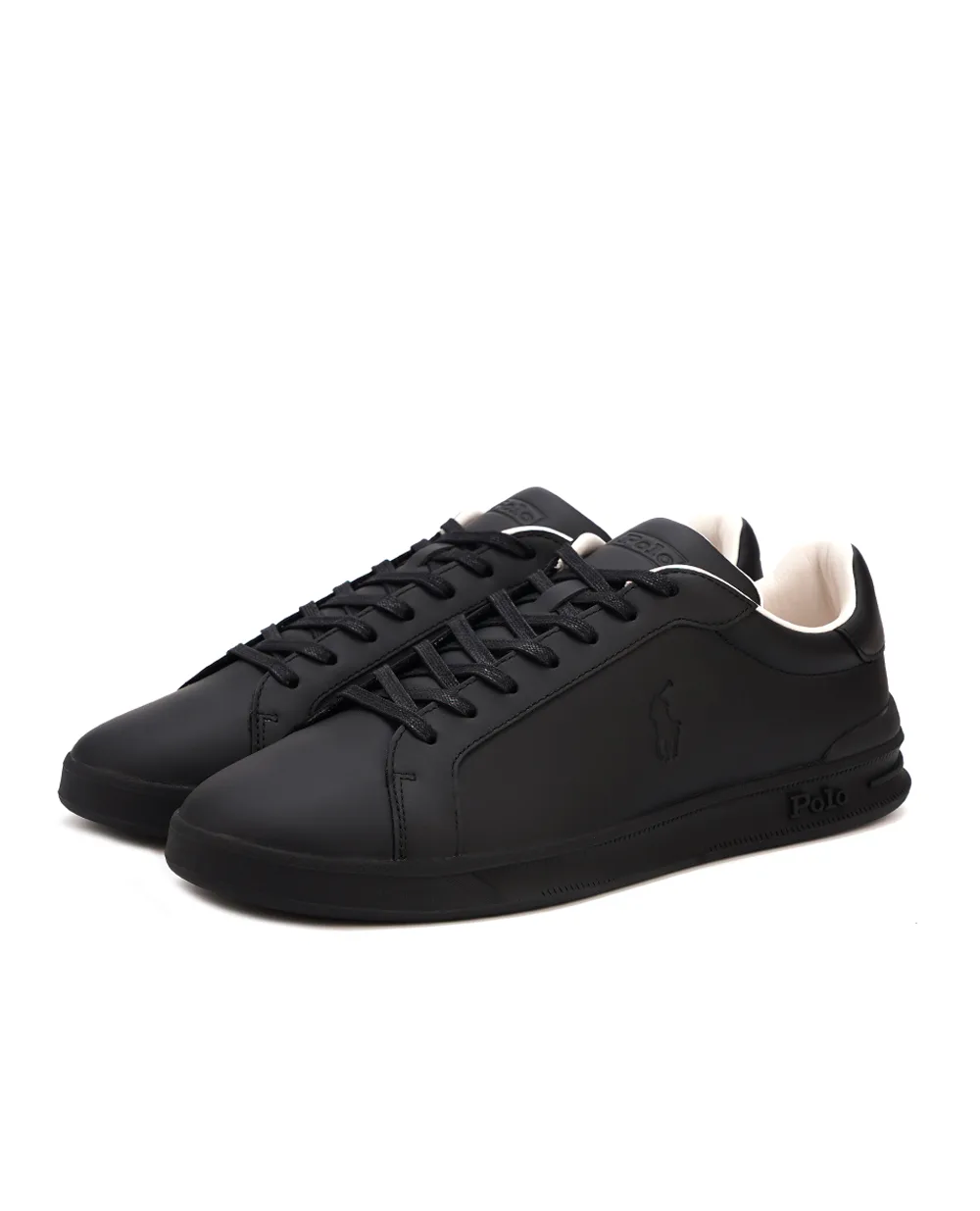 Кеды Heritage Court II Polo Ralph Lauren 809944786002, черный цвет • Купить в интернет-магазине Kameron