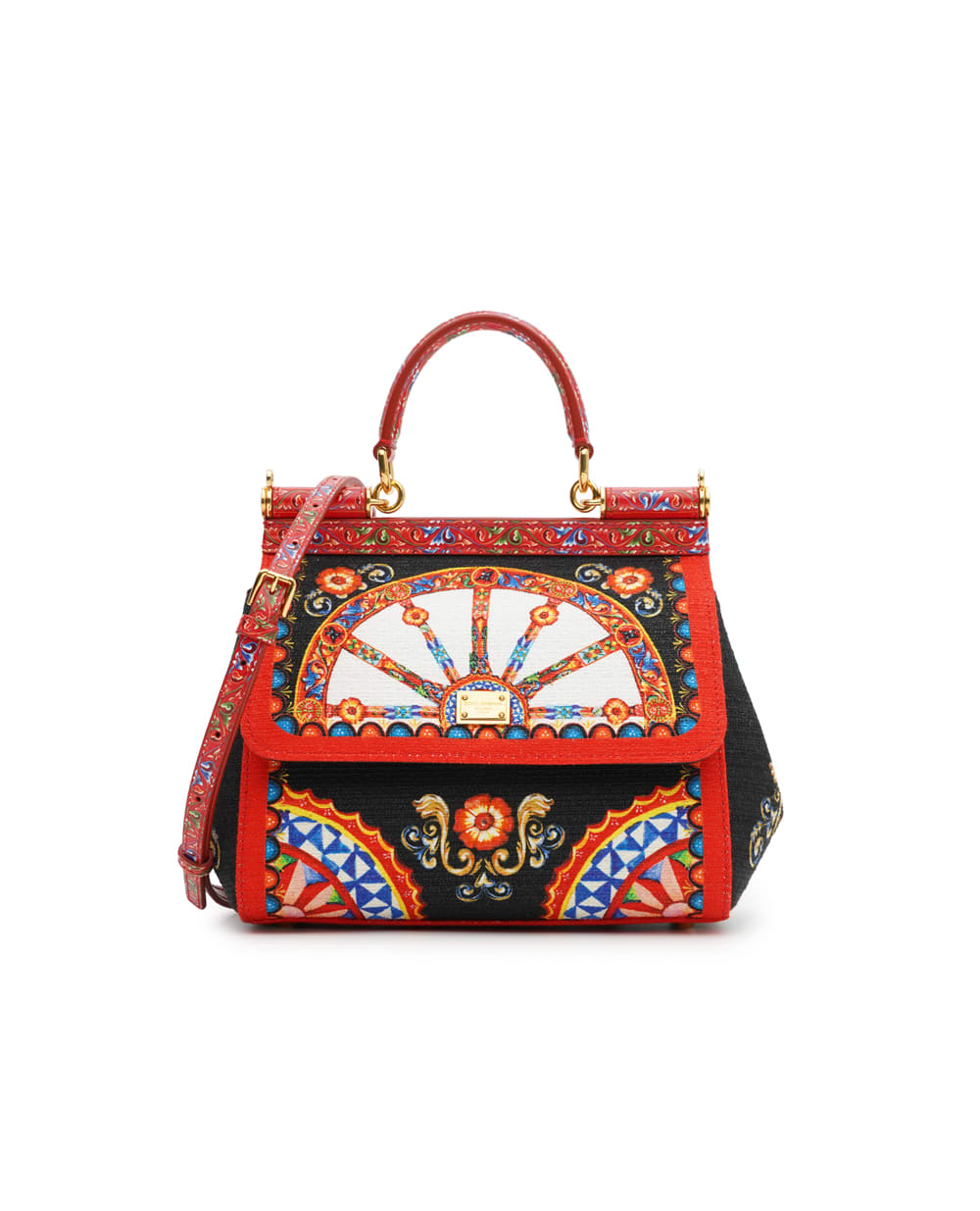 Сумка Sicily в принт Carretto Dolce&Gabbana BB6003-B0816, разноцветный цвет • Купить в интернет-магазине Kameron