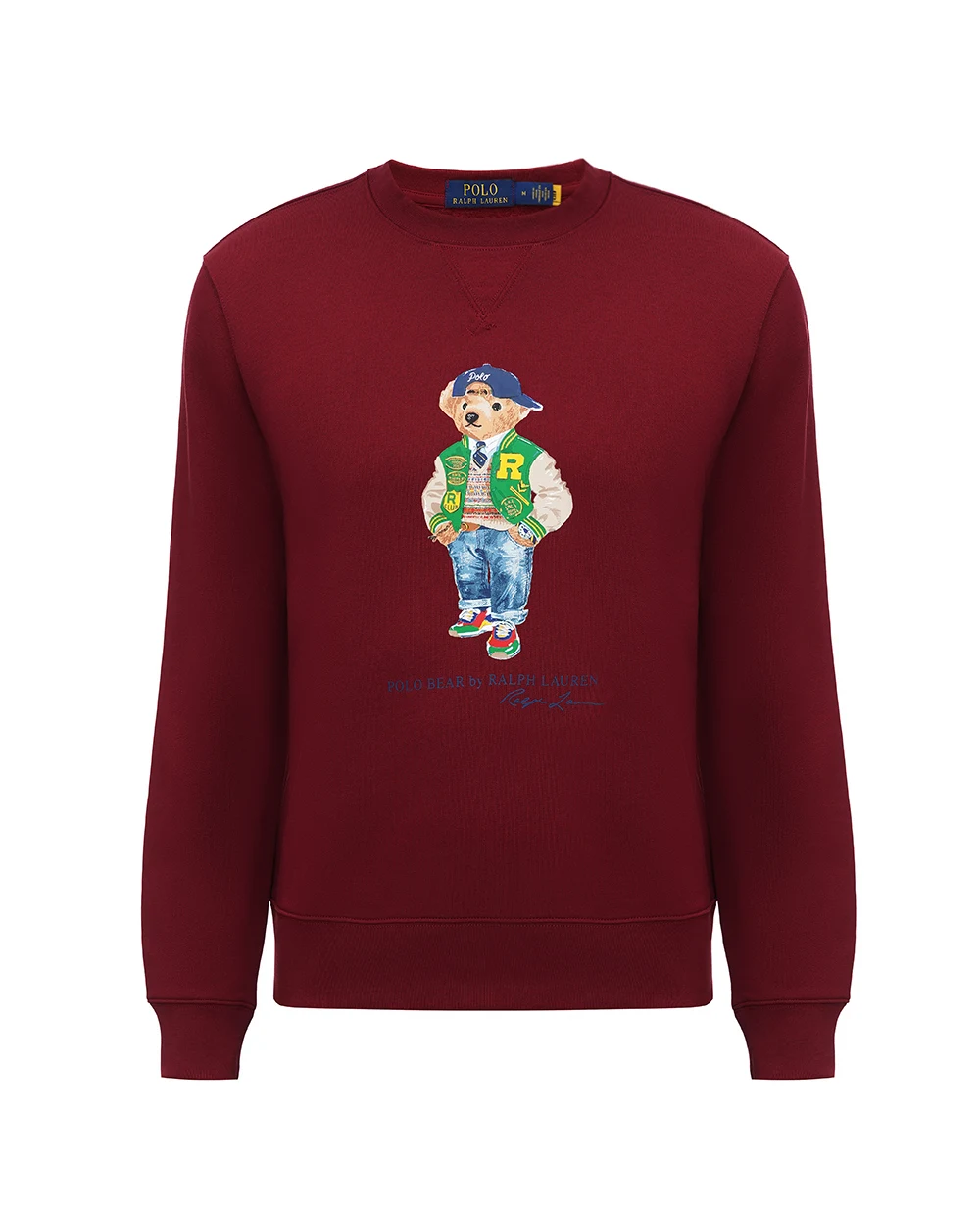 Свитшот Polo Bear Polo Ralph Lauren 710953718001, бордовый цвет • Купить в интернет-магазине Kameron