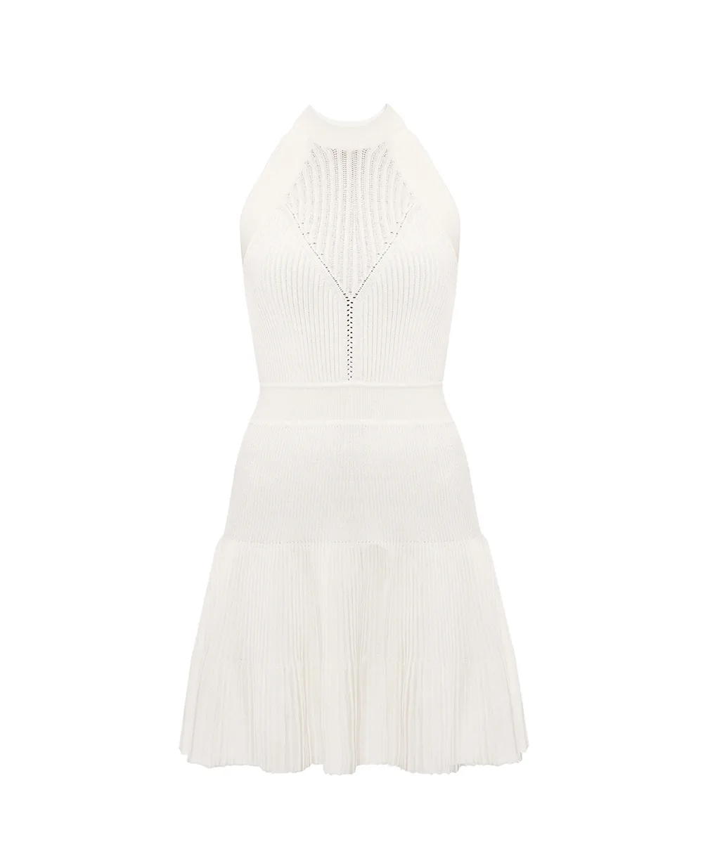 Платье Balmain FF0R5159KJ15, белый цвет • Купить в интернет-магазине Kameron