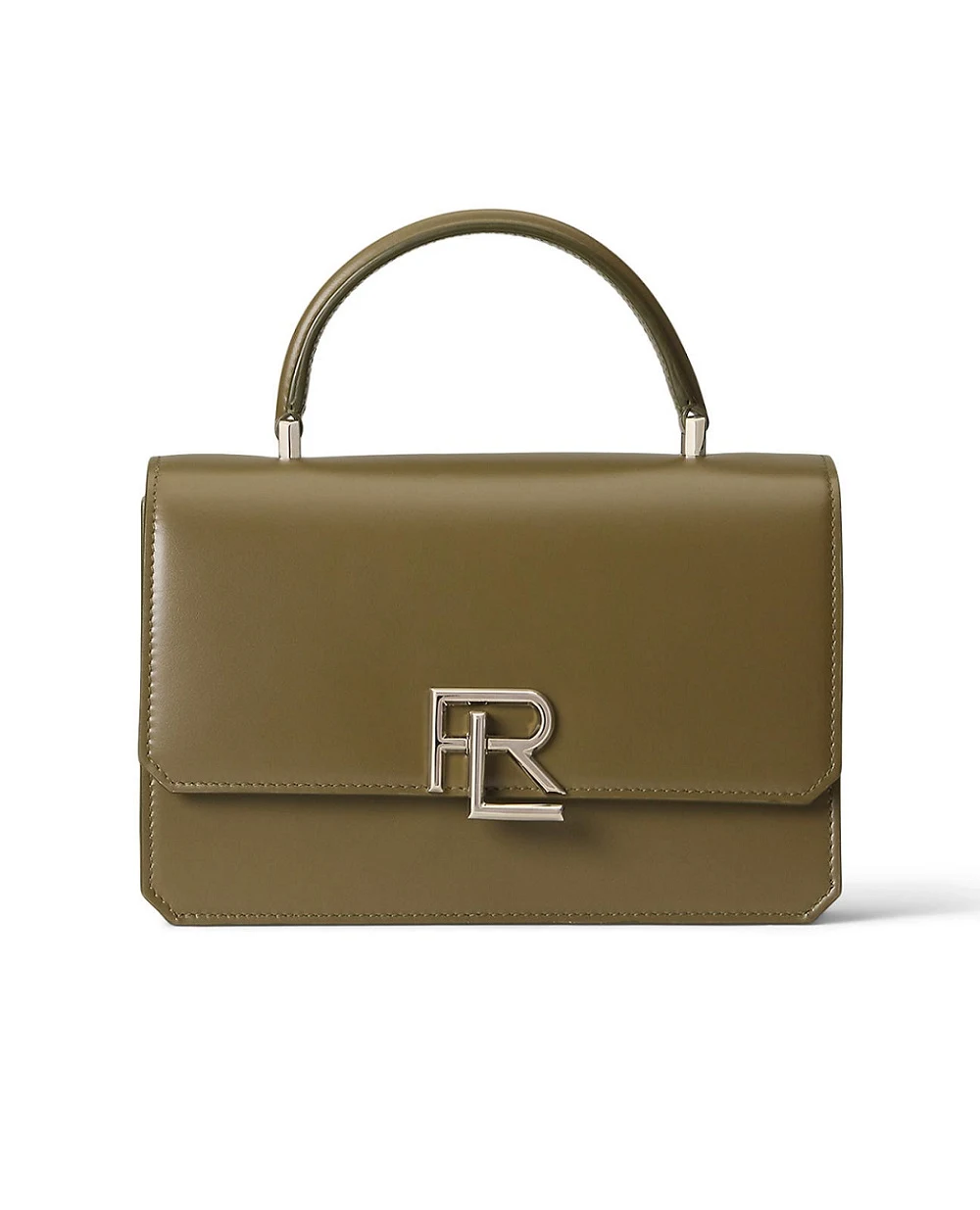 Сумка из кожи Ralph Lauren Collection 435930958021, оливковый цвет • Купить в интернет-магазине Kameron