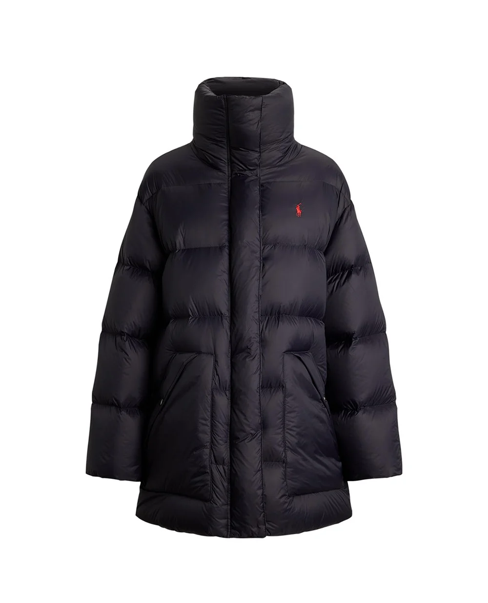 Пуховик оверсайз Polo Ralph Lauren 211971186001, черный цвет • Купить в интернет-магазине Kameron