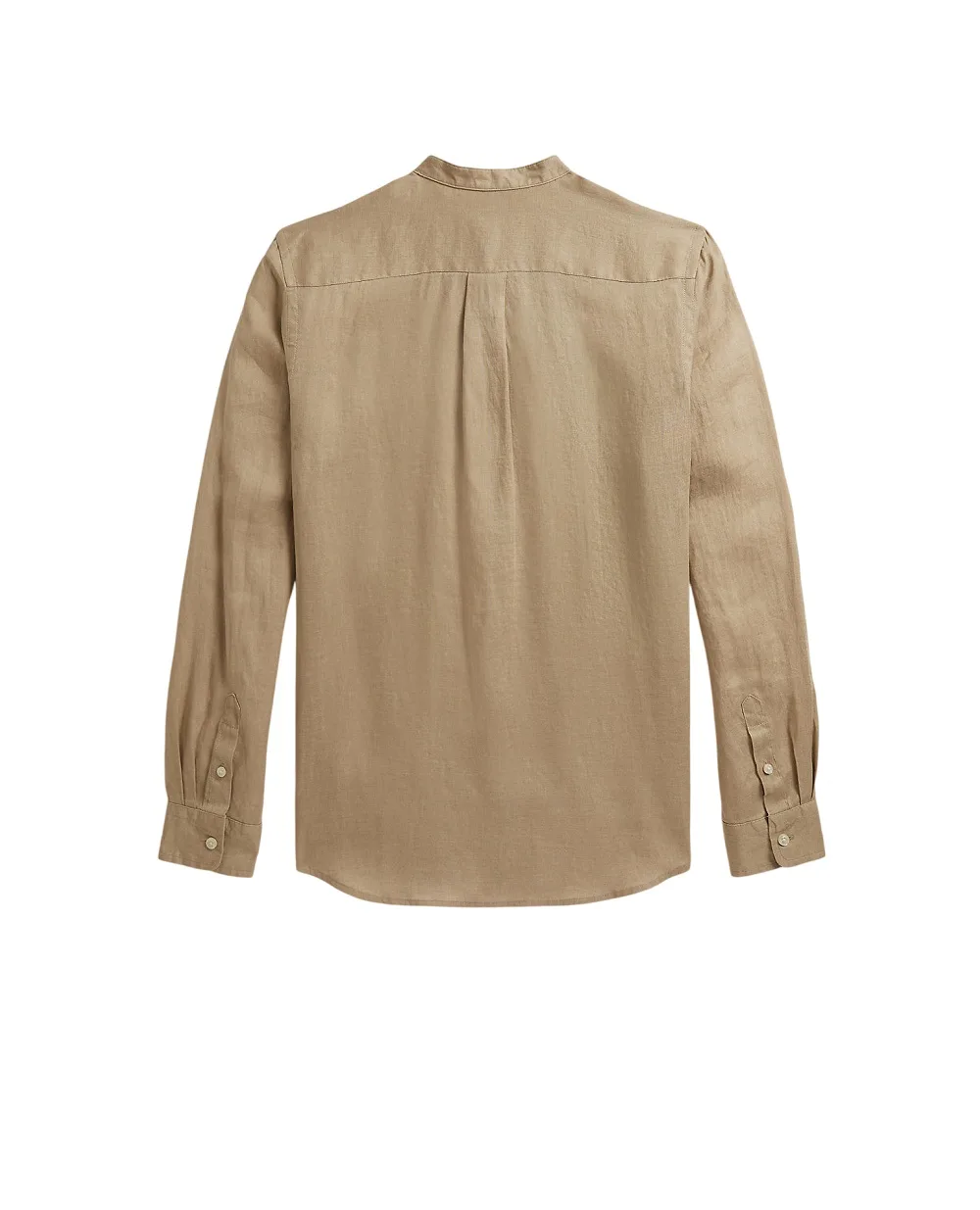 Детская рубашка из льна Polo Ralph Lauren Kids 323964592502, светло-коричневый цвет • Купить в интернет-магазине Kameron