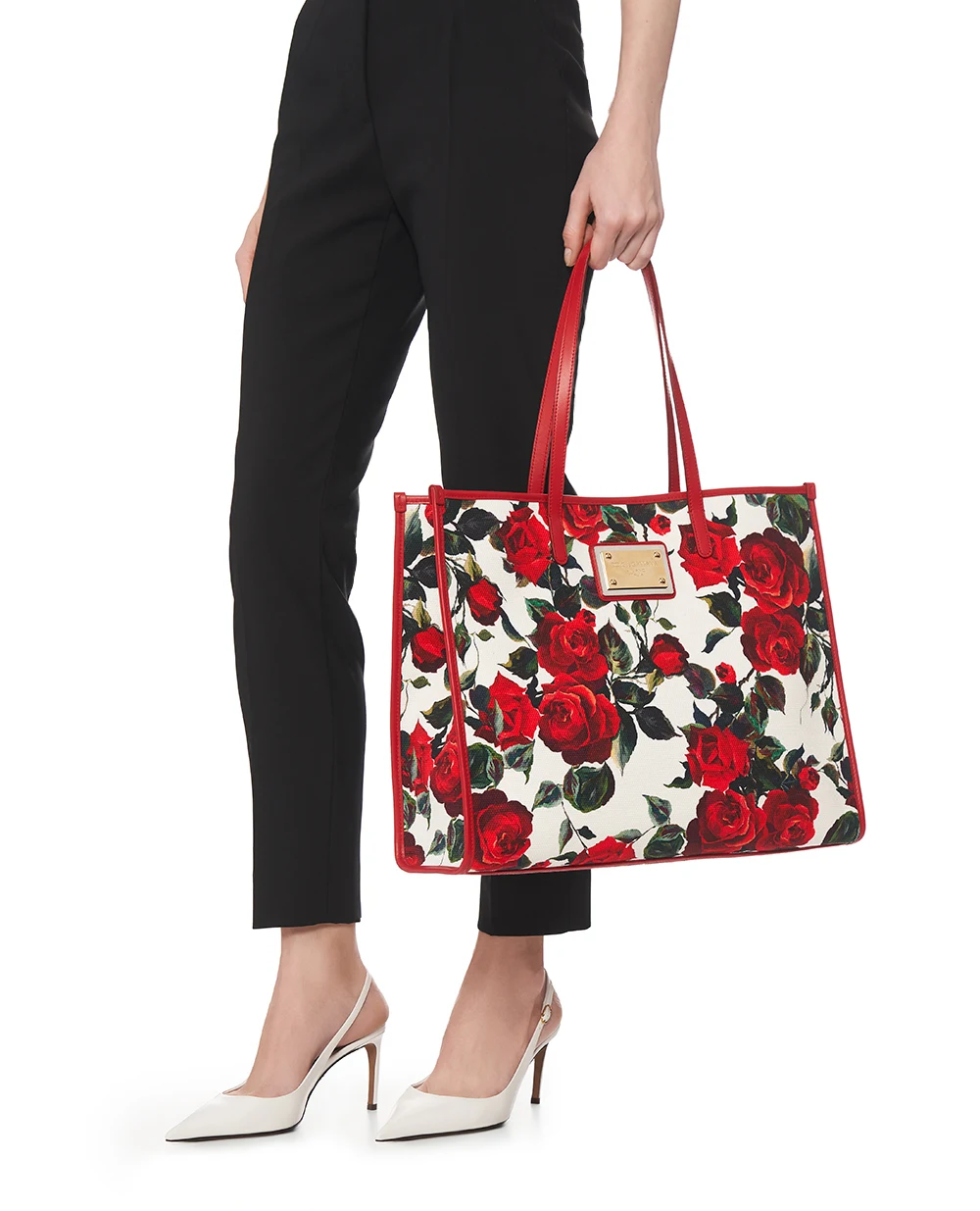 Сумка Canvas Shopper Large Dolce&Gabbana BB2274-AI354, белый цвет • Купить в интернет-магазине Kameron