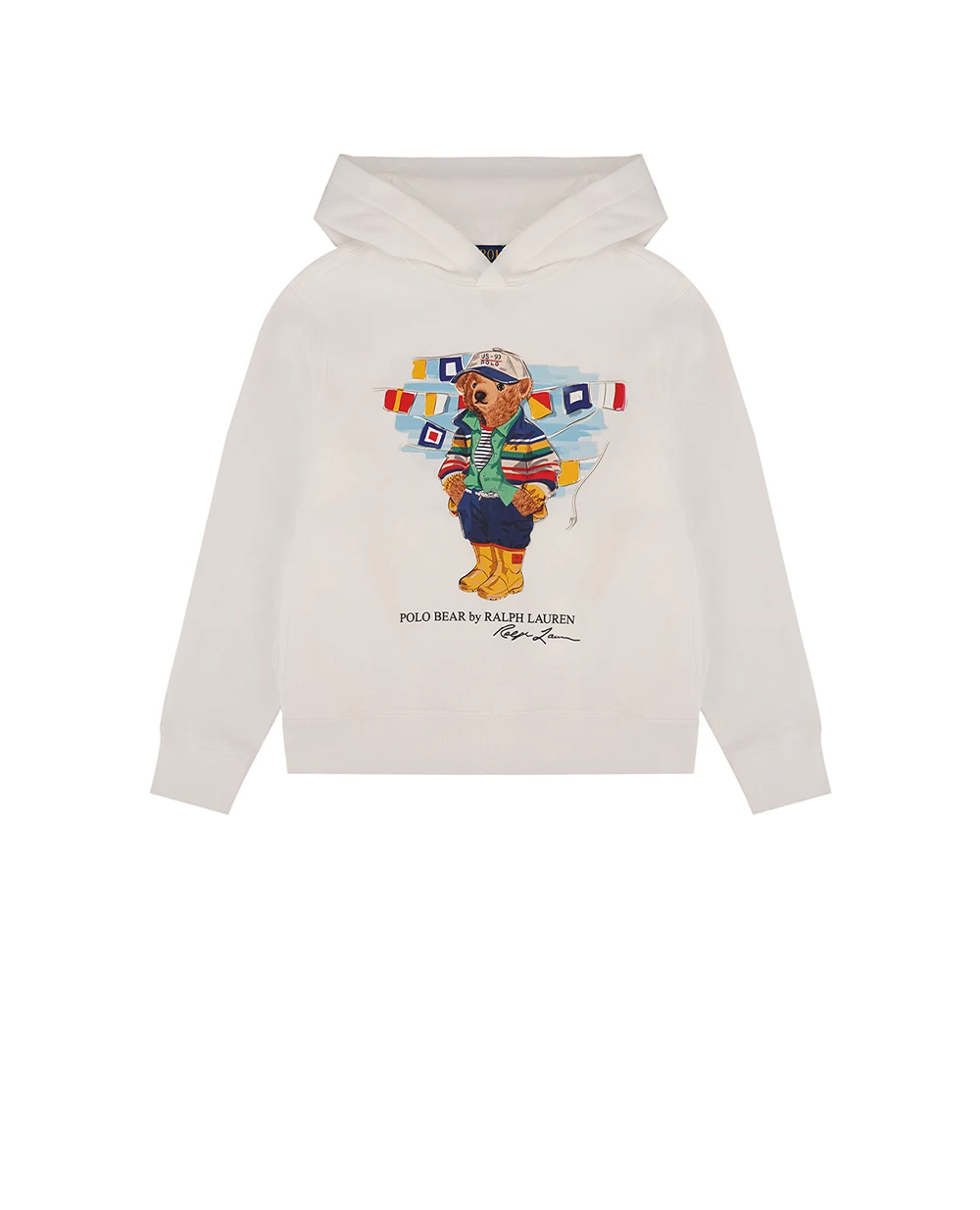 Дитяче худі Polo Bear Polo Ralph Lauren Kids 322974848001, білий колір • Купити в інтернет-магазині Kameron