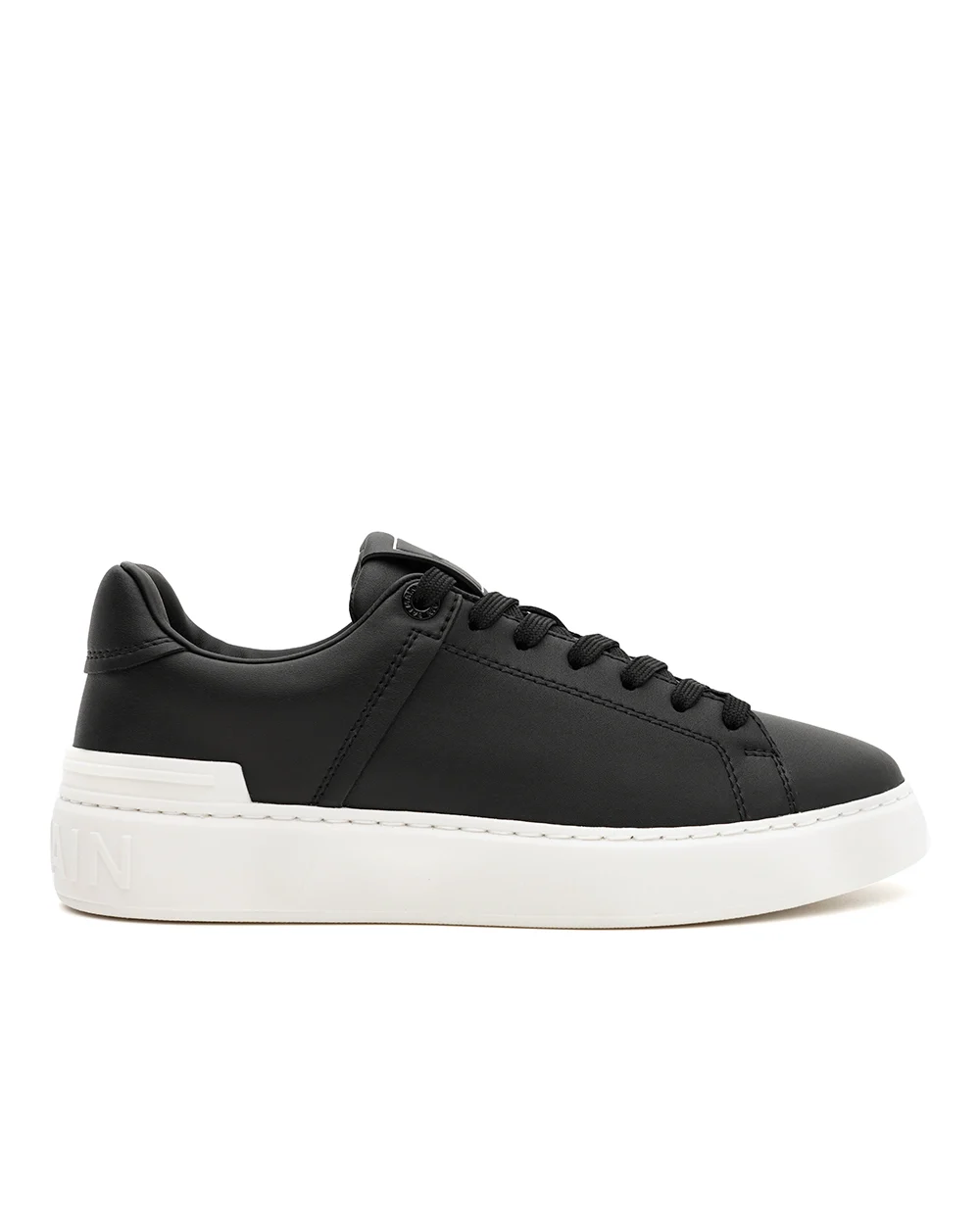 Кроссовки B-Court из телячьей кожи Balmain GN1VI690LVTR, черный цвет • Купить в интернет-магазине Kameron