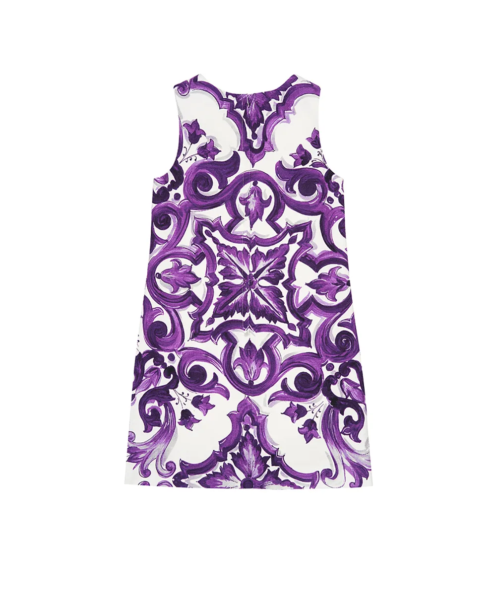 Детское платье Dolce&Gabbana Kids L54DH1-FPFSO-B, белый цвет • Купить в интернет-магазине Kameron