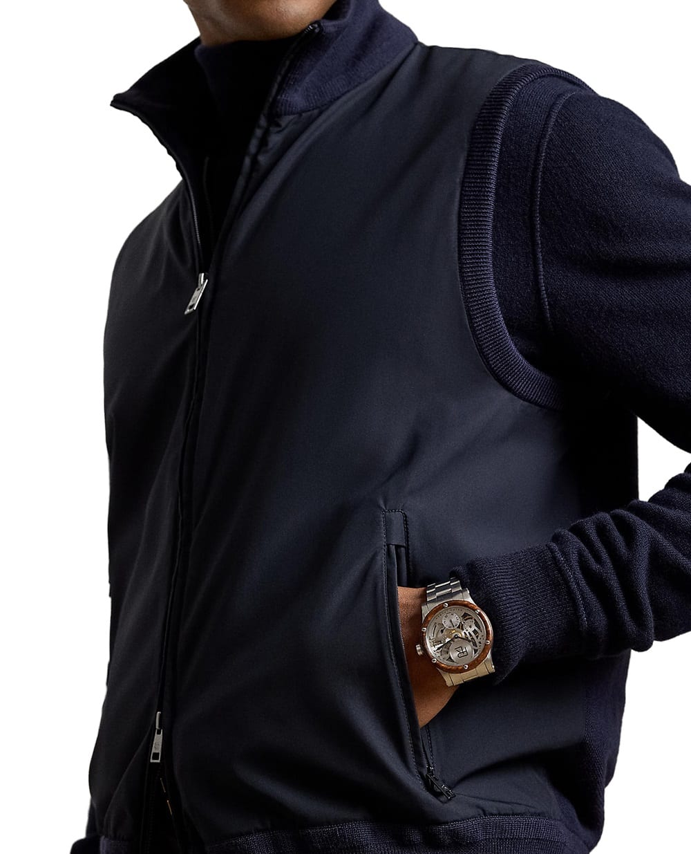 Жилет Ralph Lauren Purple Label 790973315001, темно-синий цвет • Купить в интернет-магазине Kameron