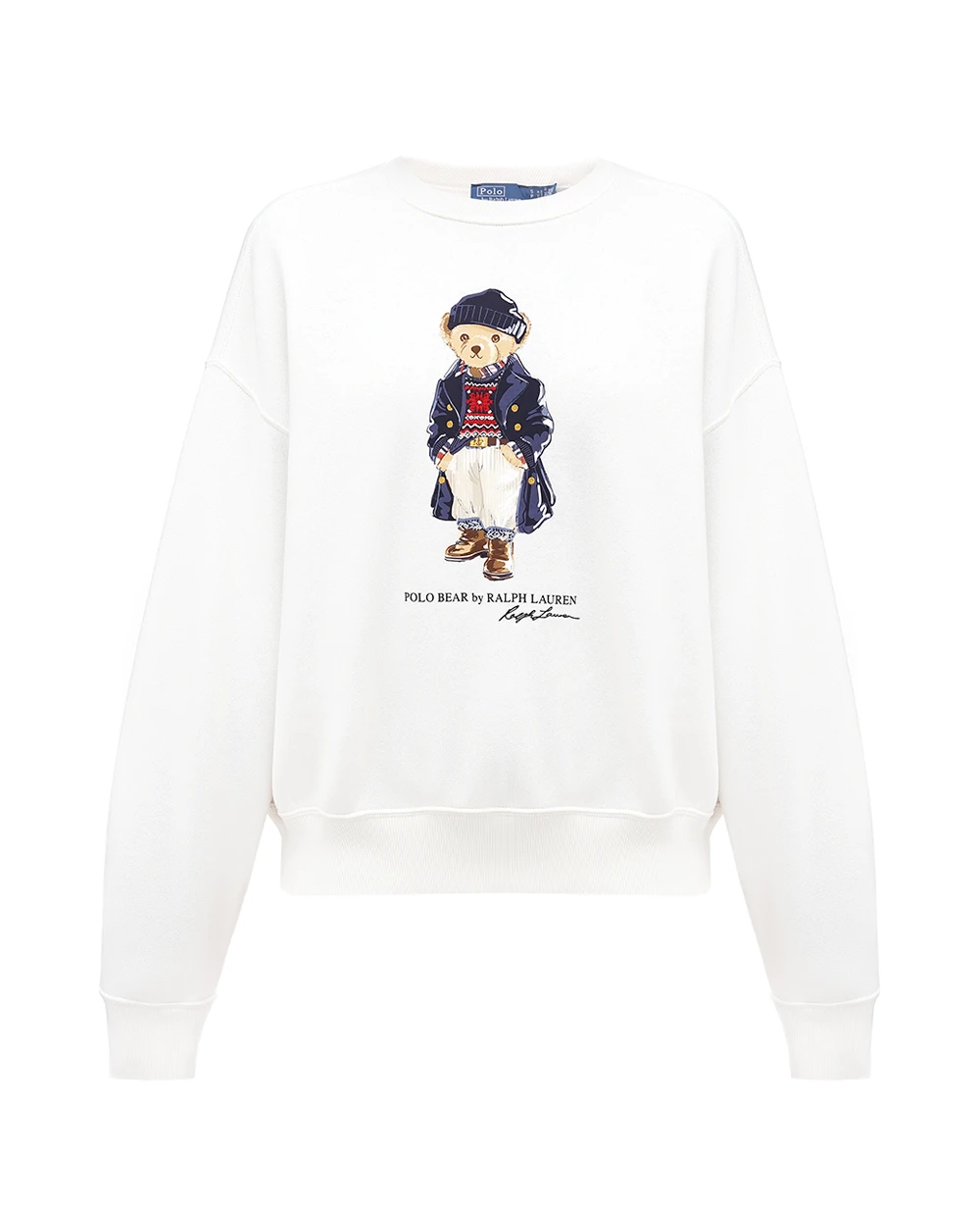 Свитшот Polo Bear Polo Ralph Lauren 211947947001, белый цвет • Купить в интернет-магазине Kameron