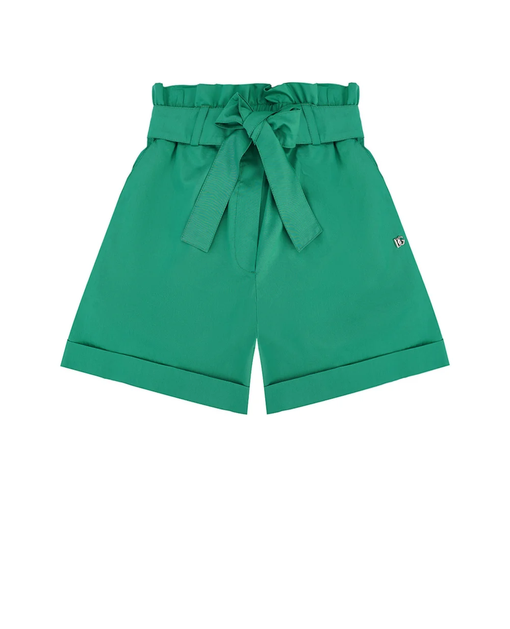 Детские шорты Dolce&Gabbana Kids L53Q38-FUM4G-B, зеленый цвет • Купить в интернет-магазине Kameron