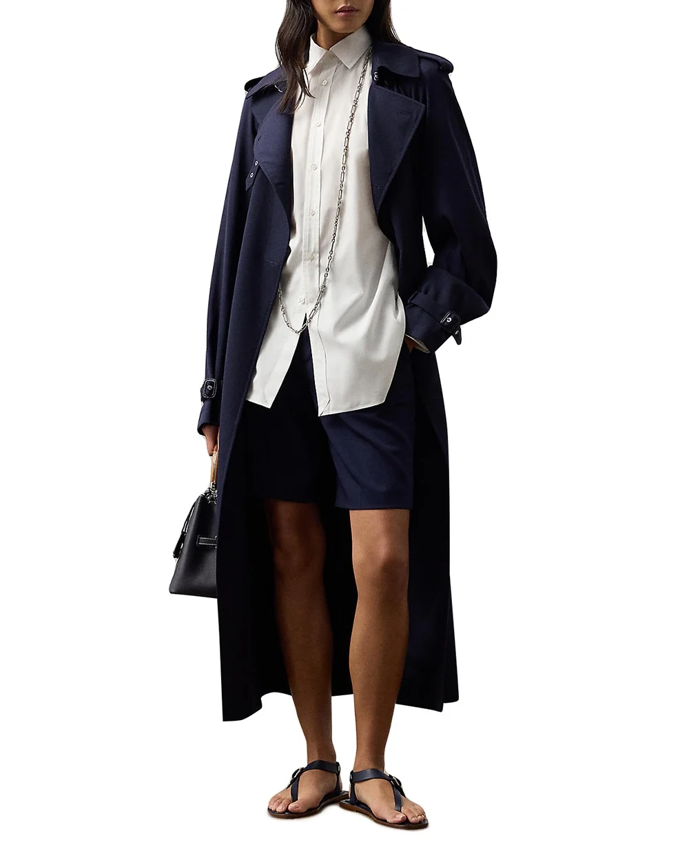 Шорты Minetta из шерсти Ralph Lauren Collection 290P10232002, синий цвет • Купить в интернет-магазине Kameron