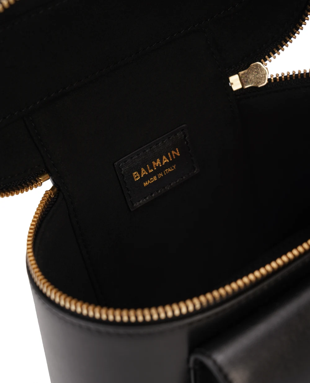 Кожаная сумка B-Buzz Balmain EN1BH952LSLX, черный цвет • Купить в интернет-магазине Kameron