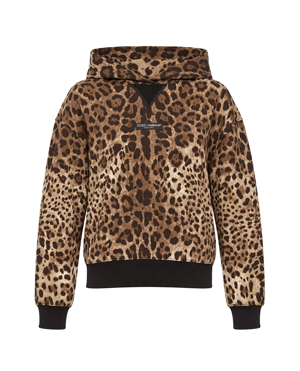 Худи в леопардовом принте (костюм) Dolce&Gabbana F9U48T-FS785, коричневый цвет • Купить в интернет-магазине Kameron