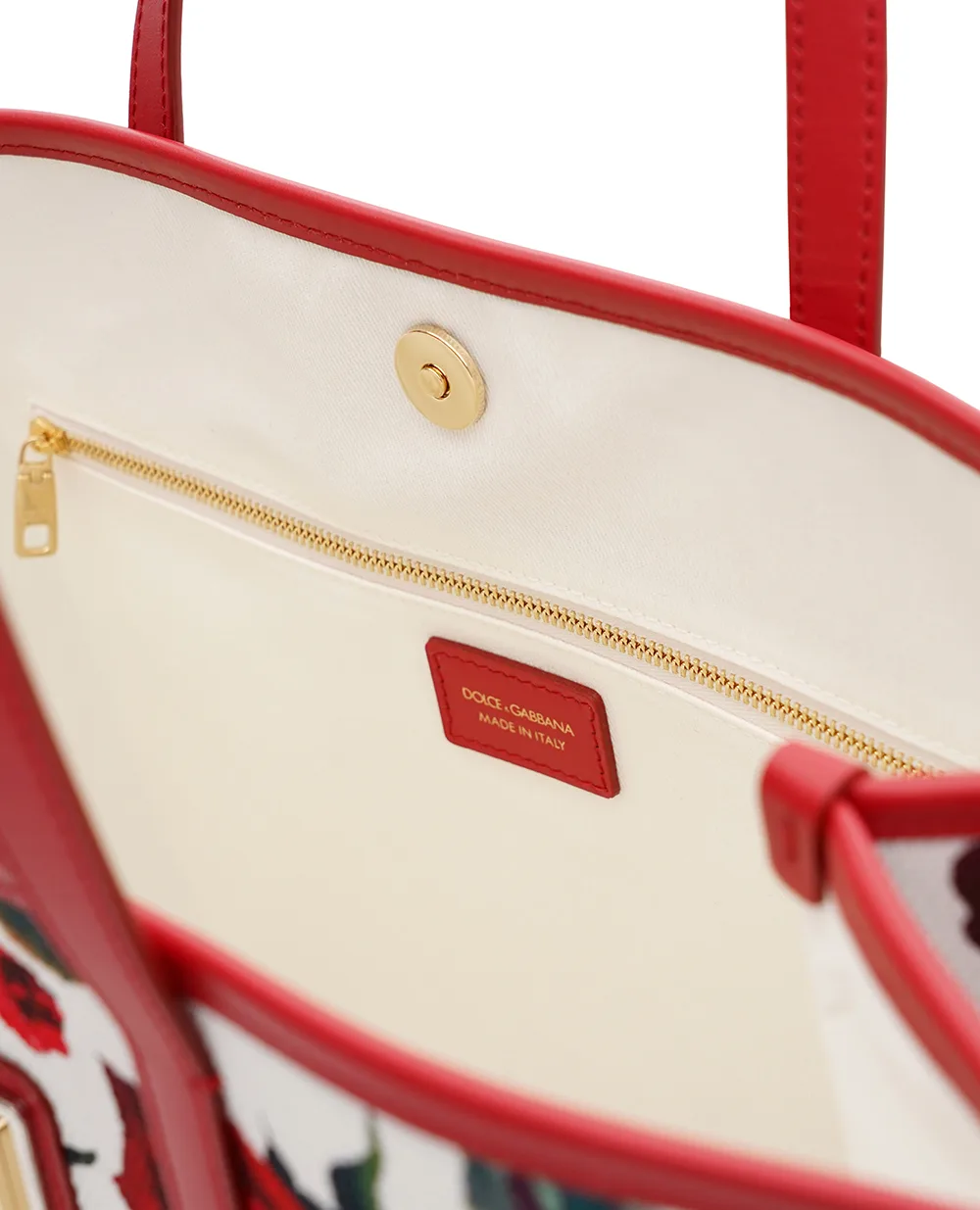 Сумка Canvas Shopper Large Dolce&Gabbana BB2274-AI354, белый цвет • Купить в интернет-магазине Kameron