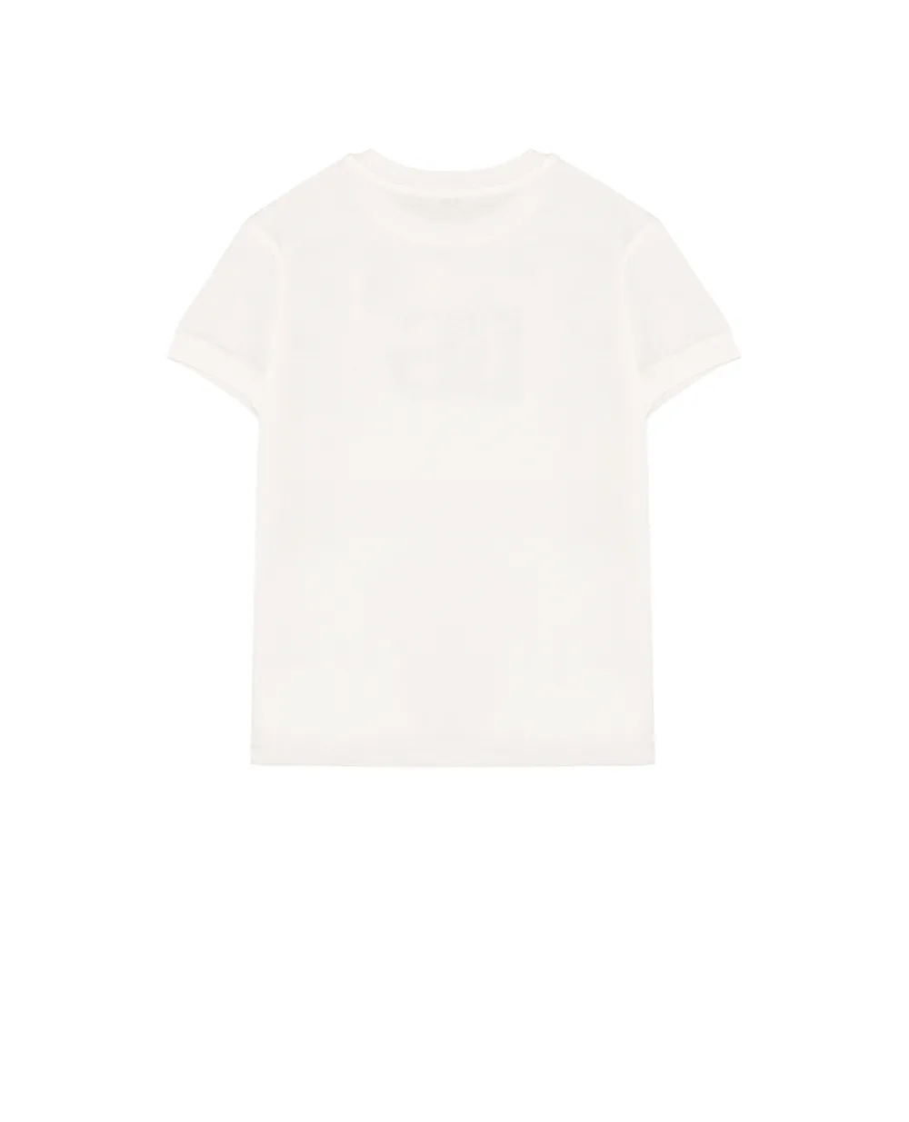 Детская футболка Dolce&Gabbana Kids L5JTPD-G7O0X-B, белый цвет • Купить в интернет-магазине Kameron