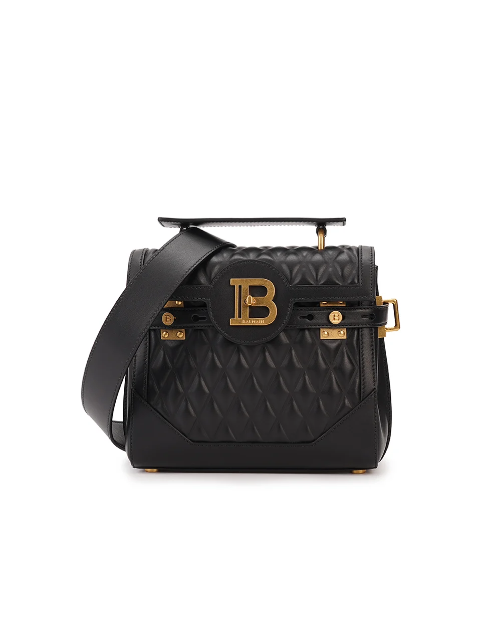 Кожаная сумка B-Buzz 23 Balmain EN1DB530LHLB, черный цвет • Купить в интернет-магазине Kameron