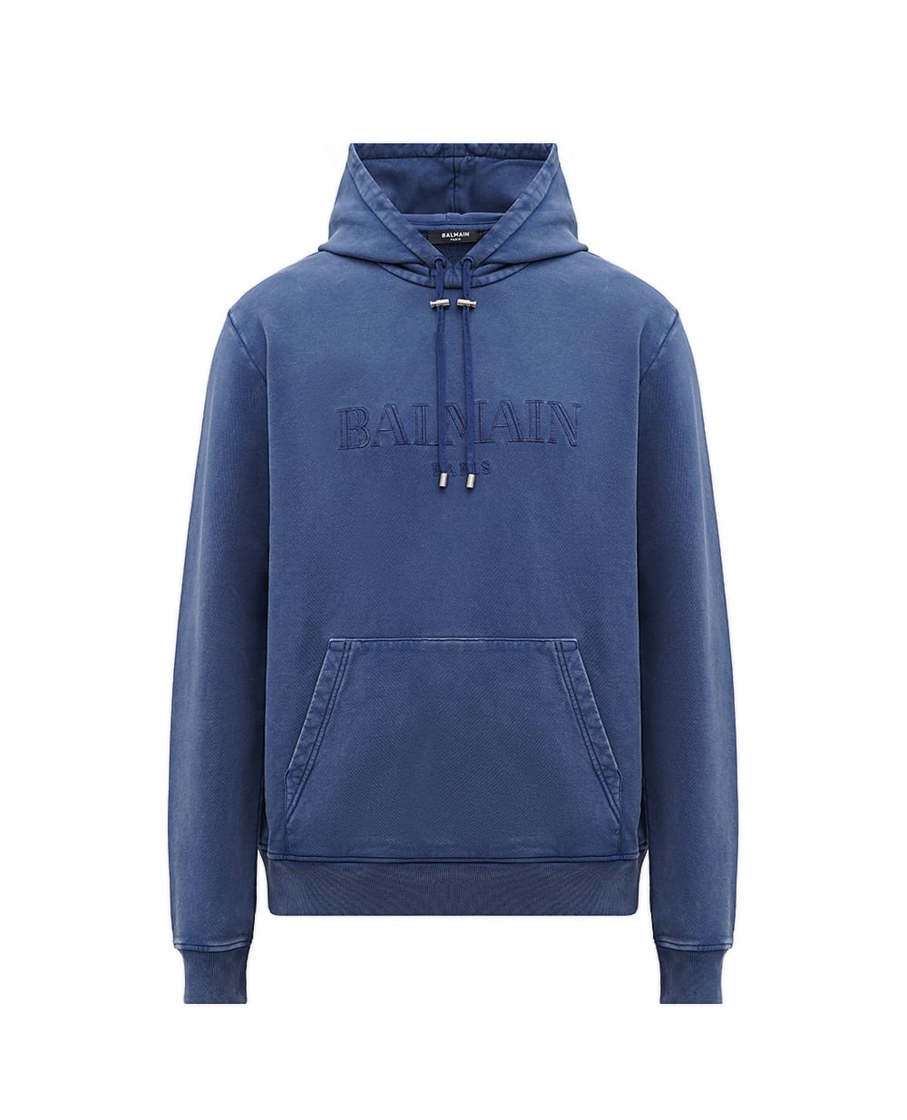 Худи Balmain EH1JT047BC72, синий цвет • Купить в интернет-магазине Kameron