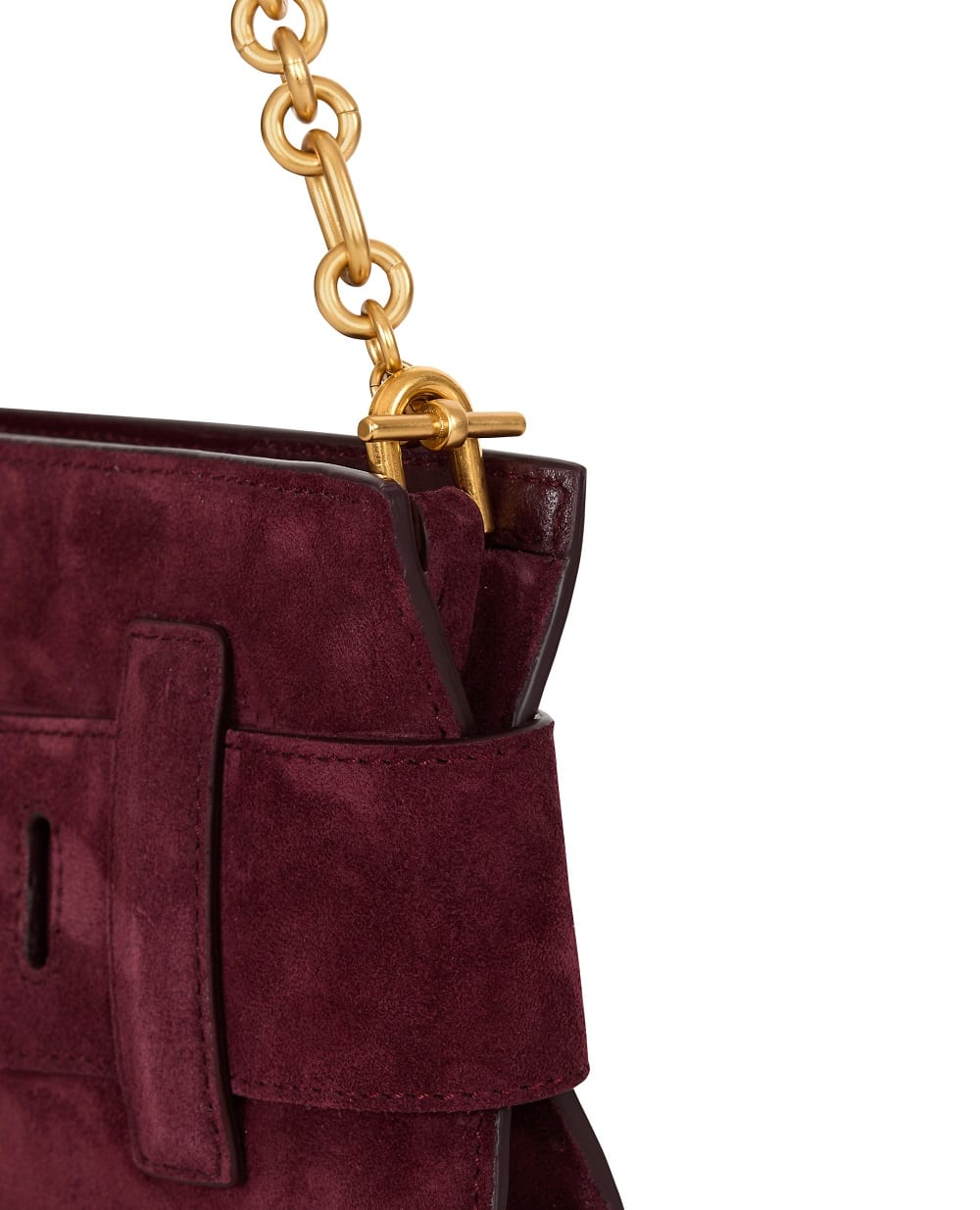 Сумка через плечо Anthem Balmain HN1LB024LSDD, бордовый цвет • Купить в интернет-магазине Kameron