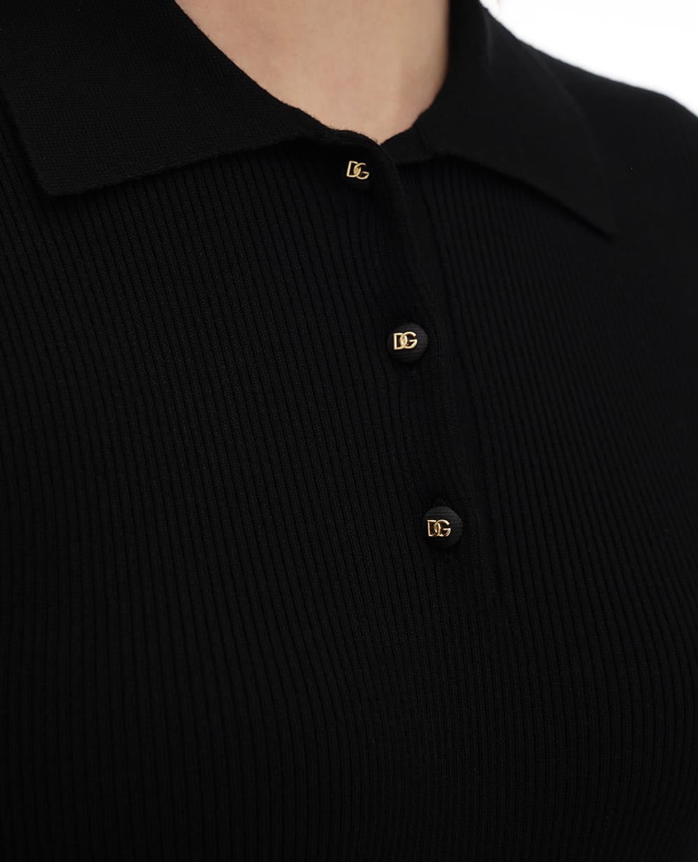 Поло Dolce&Gabbana FXZ18T-JFMHG, черный цвет • Купить в интернет-магазине Kameron