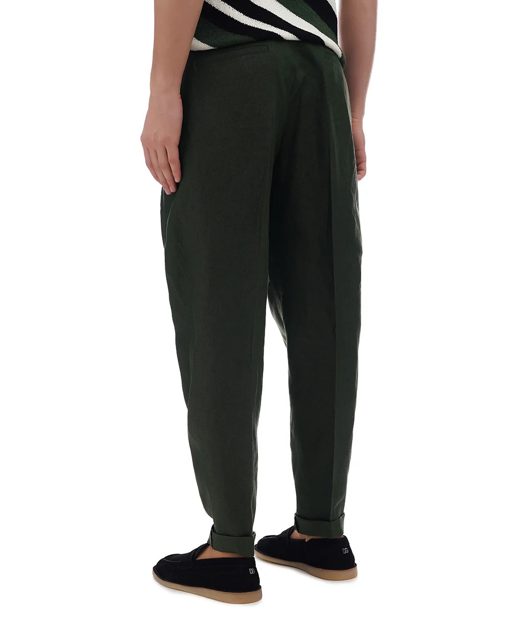 Брюки Dolce&Gabbana GP114T-FU4MC, зеленый цвет • Купить в интернет-магазине Kameron