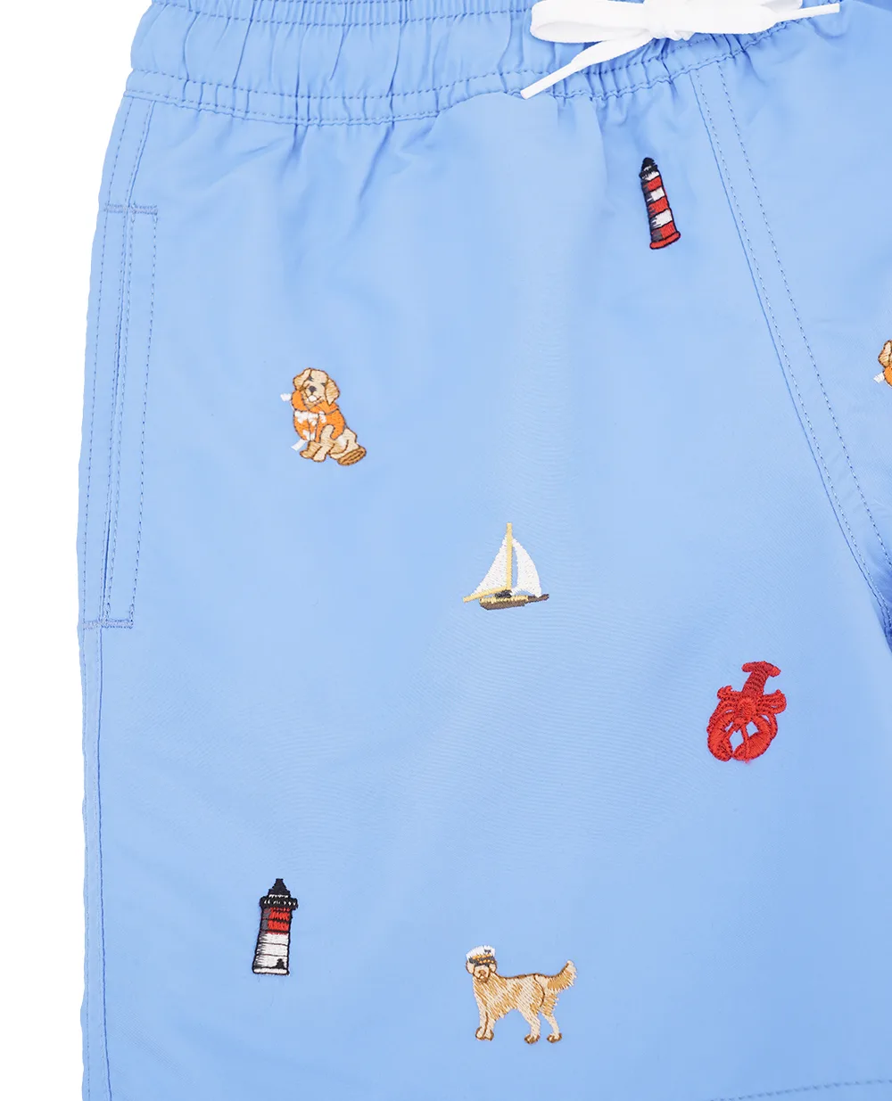 Детские плавательные шорты Polo Ralph Lauren Kids 323964515001, голубой цвет • Купить в интернет-магазине Kameron