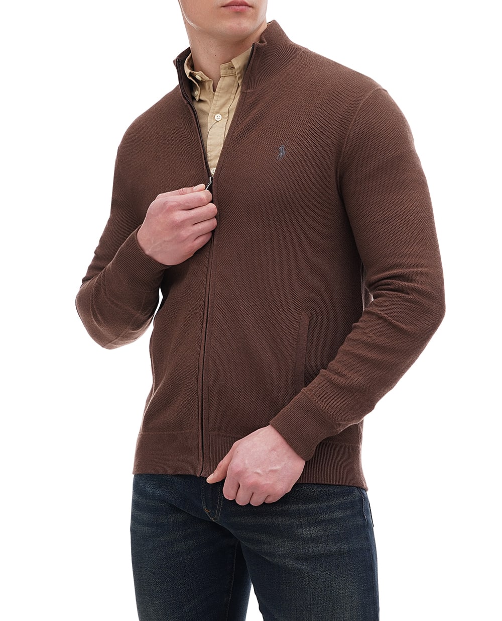 Свитер Polo Ralph Lauren 710A30449004, коричневый цвет • Купить в интернет-магазине Kameron