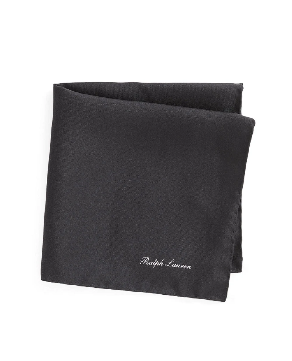 Шелковый карманный платок Ralph Lauren Purple Label 791820861001, черный цвет • Купить в интернет-магазине Kameron