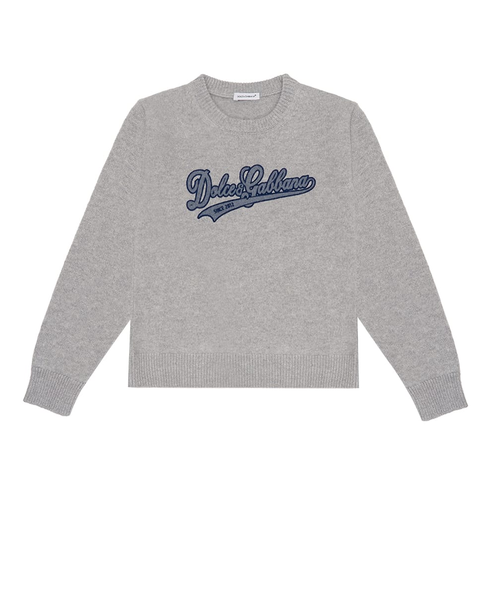 Дитячий светр із вовни Dolce&Gabbana Kids L4KWE2-JDVH0-S, сірий колір • Купити в інтернет-магазині Kameron