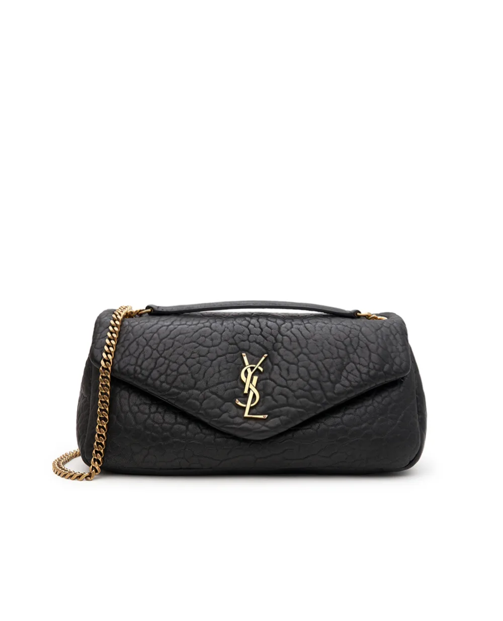 Кожаная сумка Сalypso Medium Saint Laurent 800916-AACYT, черный цвет • Купить в интернет-магазине Kameron