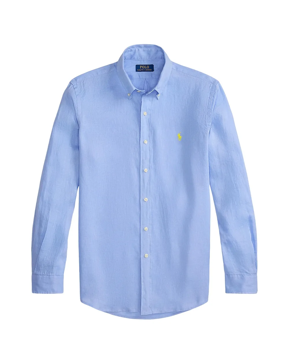Лляна сорочка Polo Ralph Lauren 710966294509, блакитний колір • Купити в інтернет-магазині Kameron