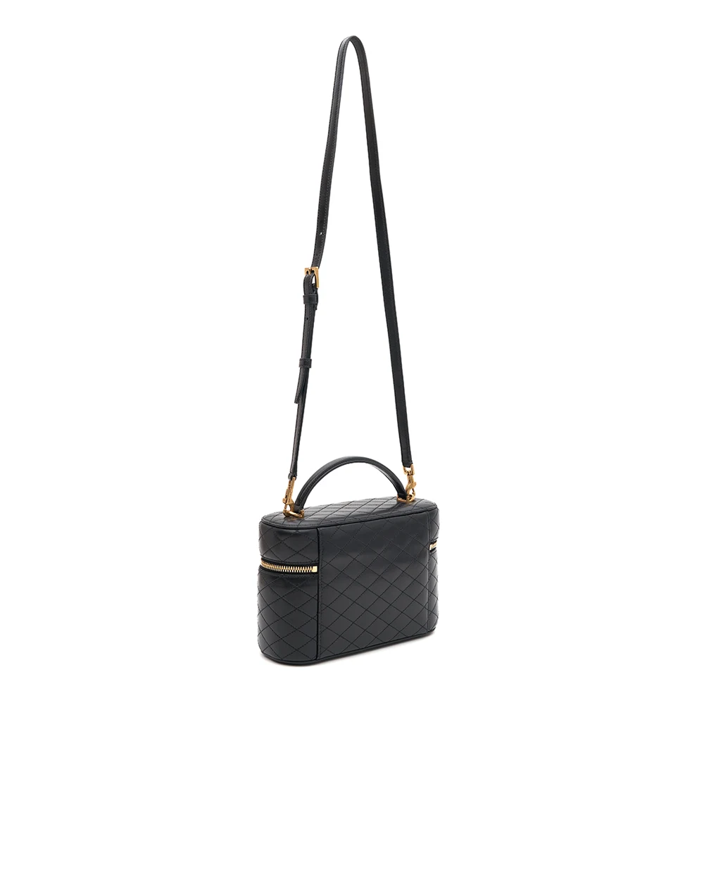 Сумка Gaby из овечьей кожи Saint Laurent 851572-1EL07, черный цвет • Купить в интернет-магазине Kameron